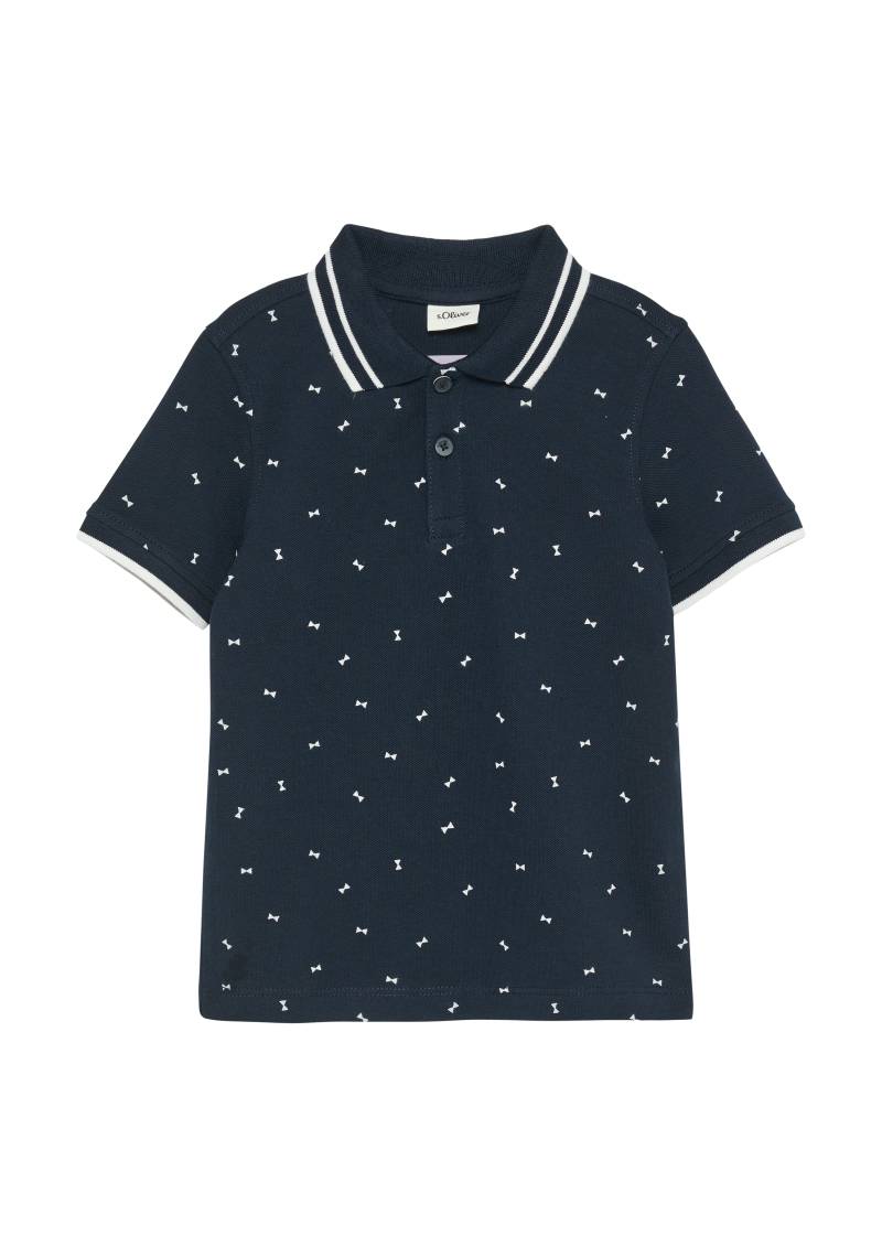 s.Oliver Junior Poloshirt, mit Alloverprint, for BOYS von s.Oliver Junior