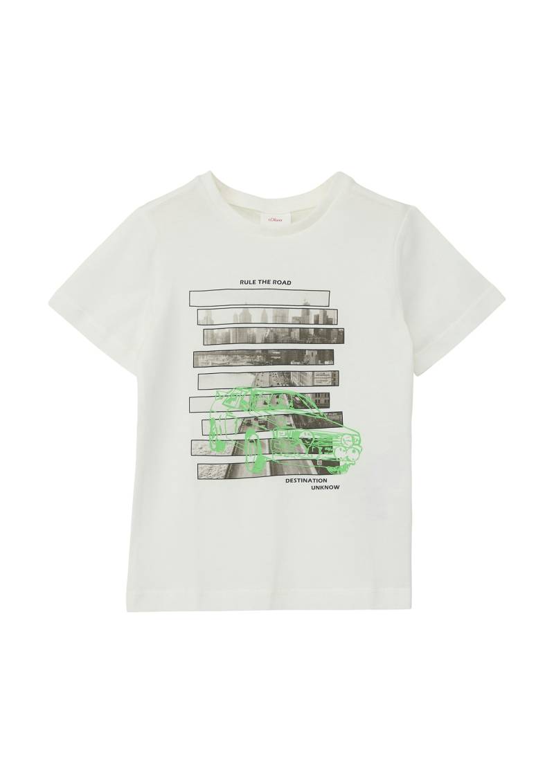 s.Oliver Junior Print-Shirt, mit Rundhalsausschnitt von s.Oliver Junior