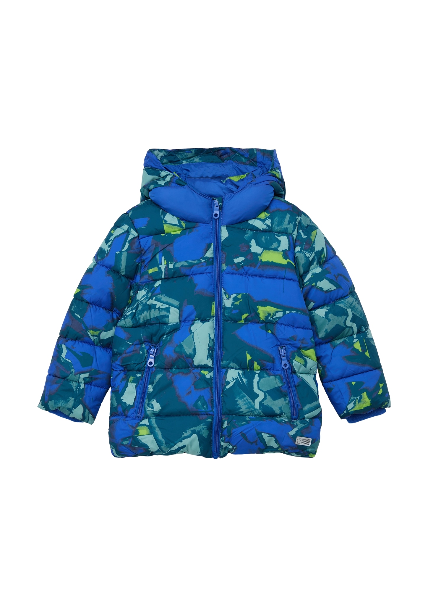 s.Oliver Junior Steppjacke, mit Kapuze, mit Allover-Muster von s.Oliver Junior