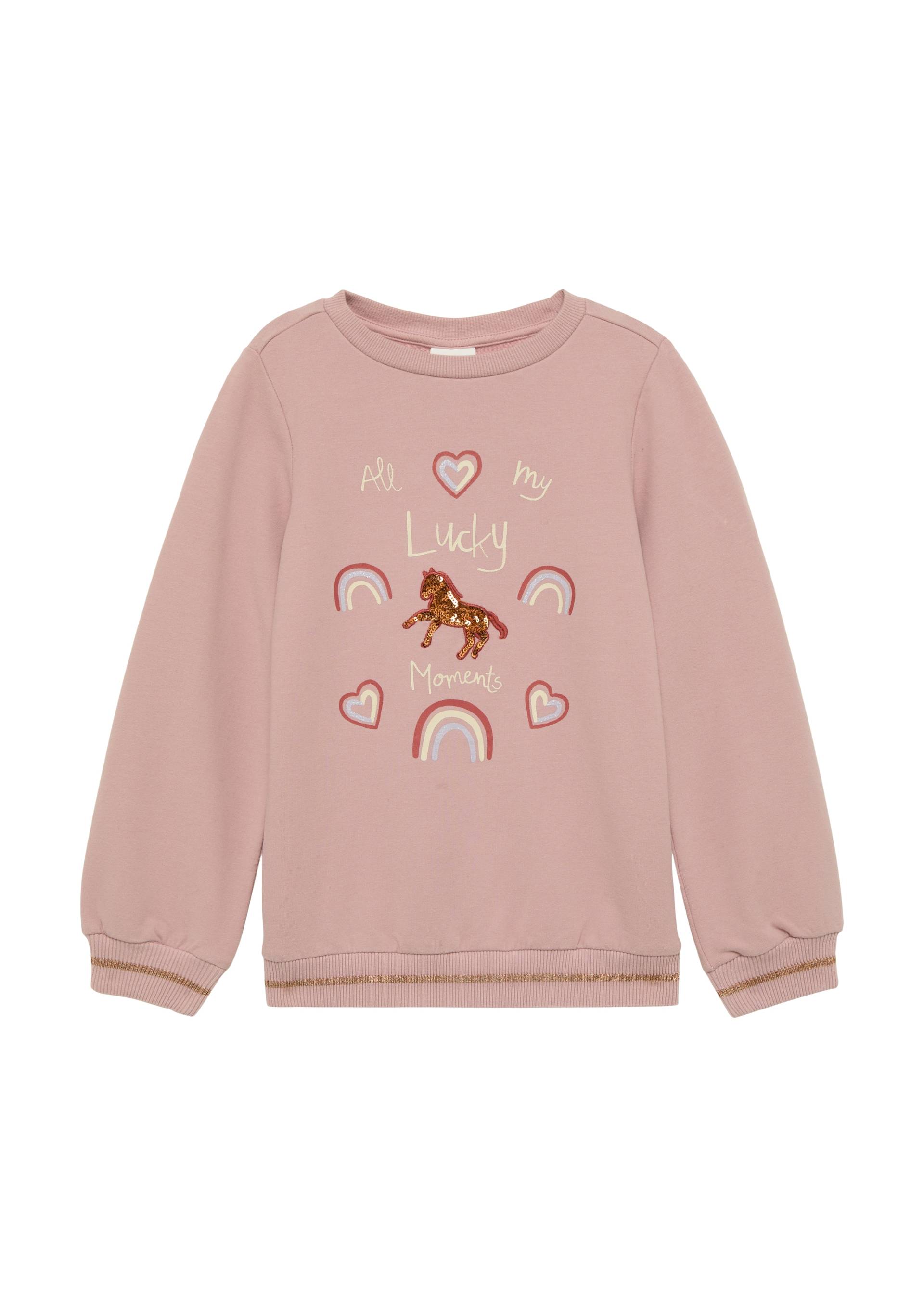 s.Oliver Junior Sweater, mit Frontprint von s.Oliver Junior