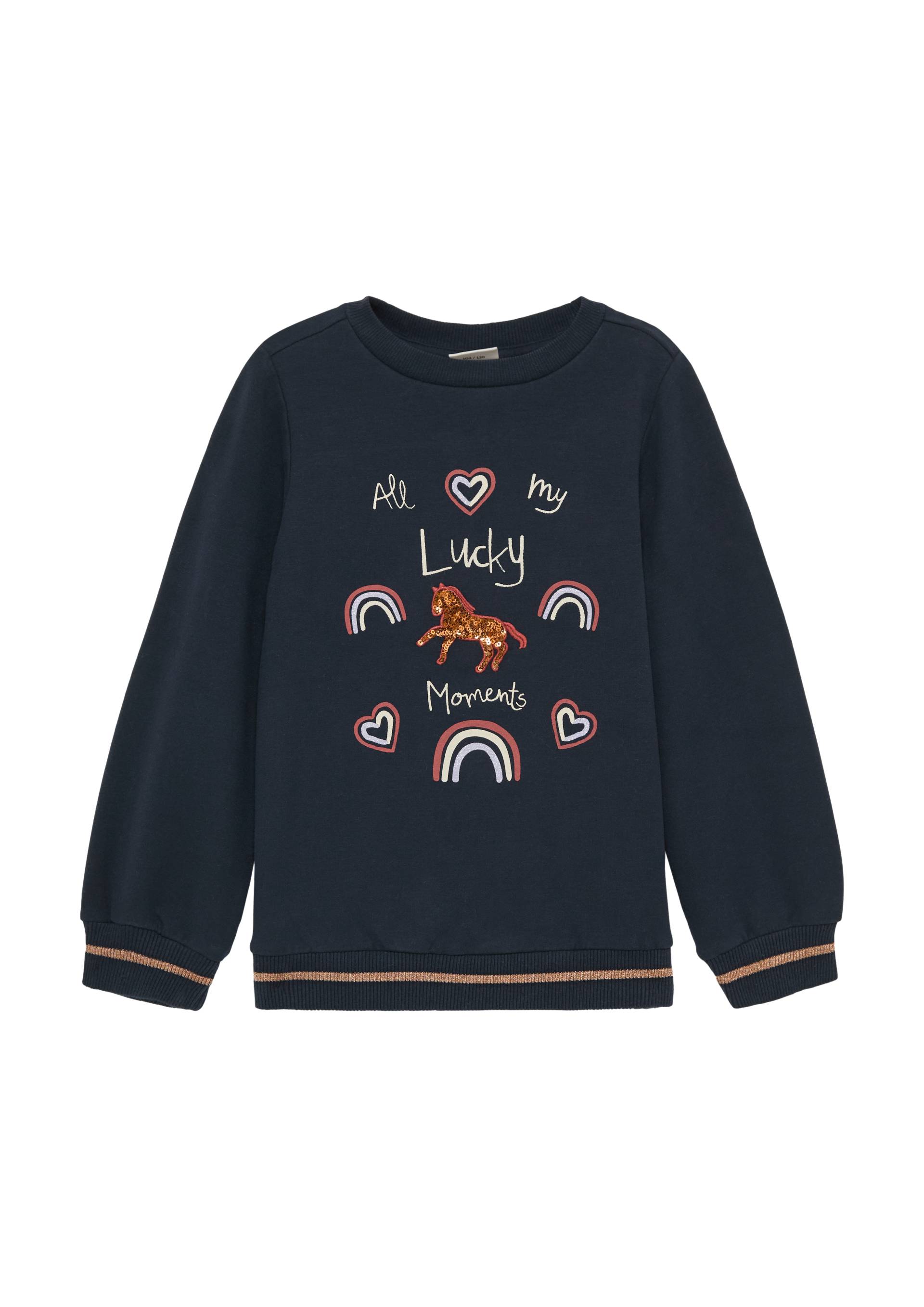 s.Oliver Junior Sweater, mit Frontprint von s.Oliver Junior