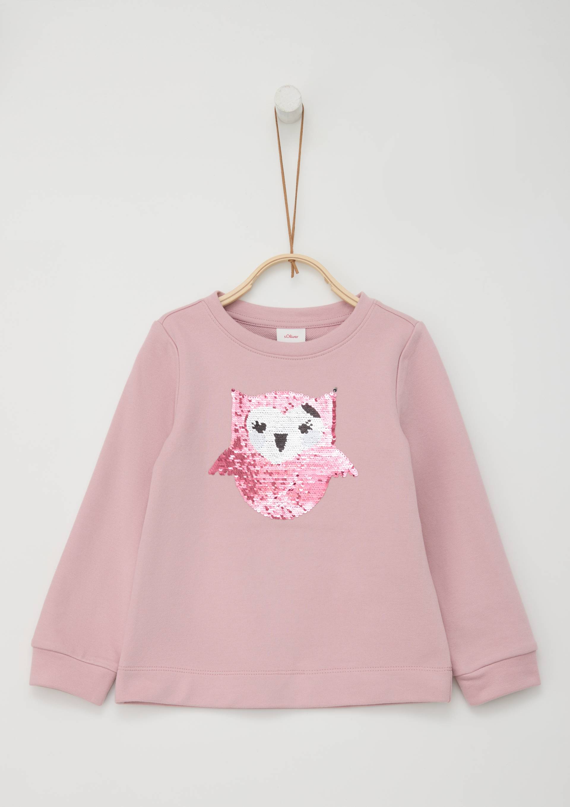 s.Oliver Junior Sweatshirt, mit Eule Aus Pailletten von s.Oliver Junior