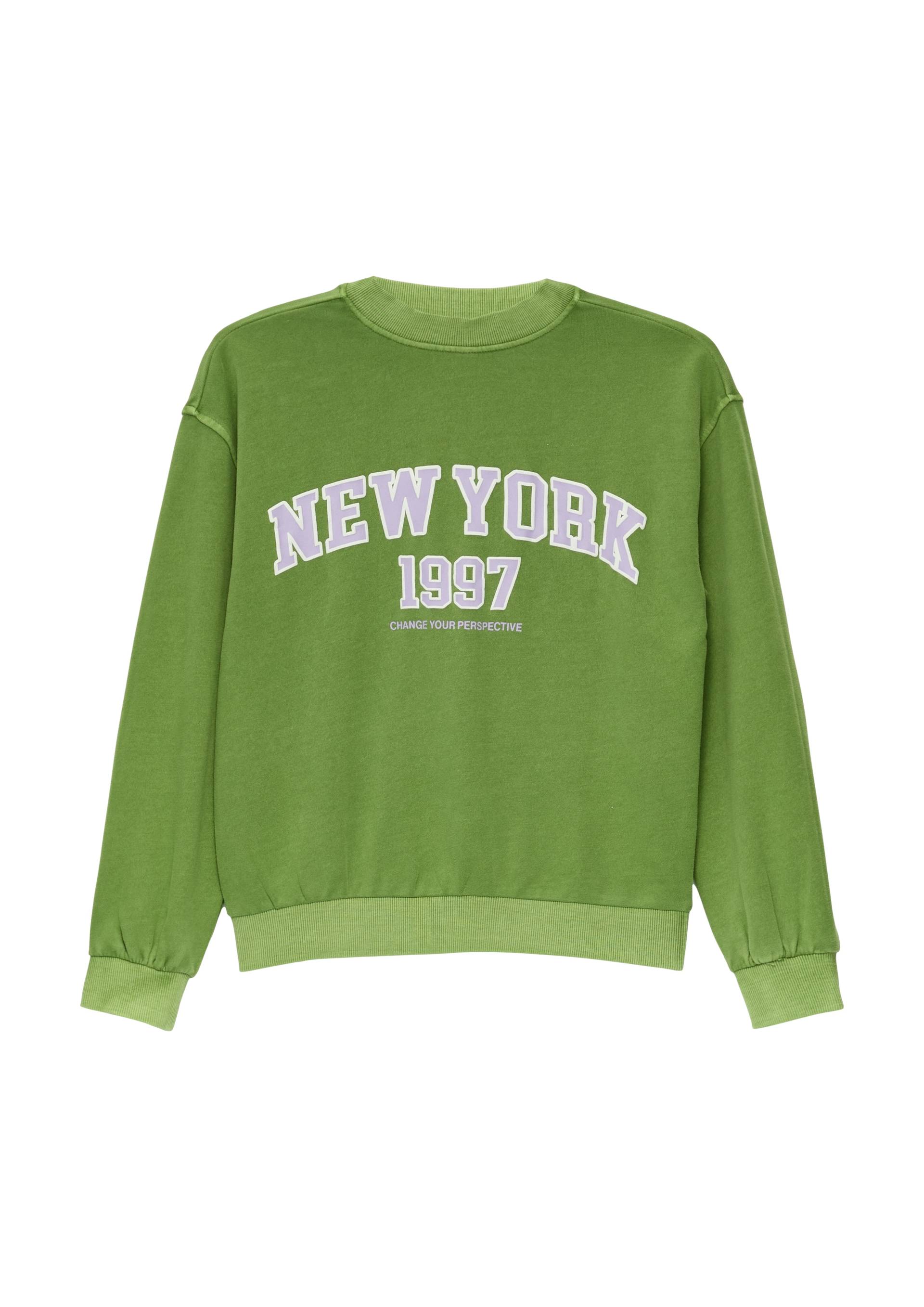 s.Oliver Junior Sweatshirt, mit Waschung und Frontprint s.Oliver Junior Sweatshirt, mit Waschung und Frontprint von s.Oliver Junior