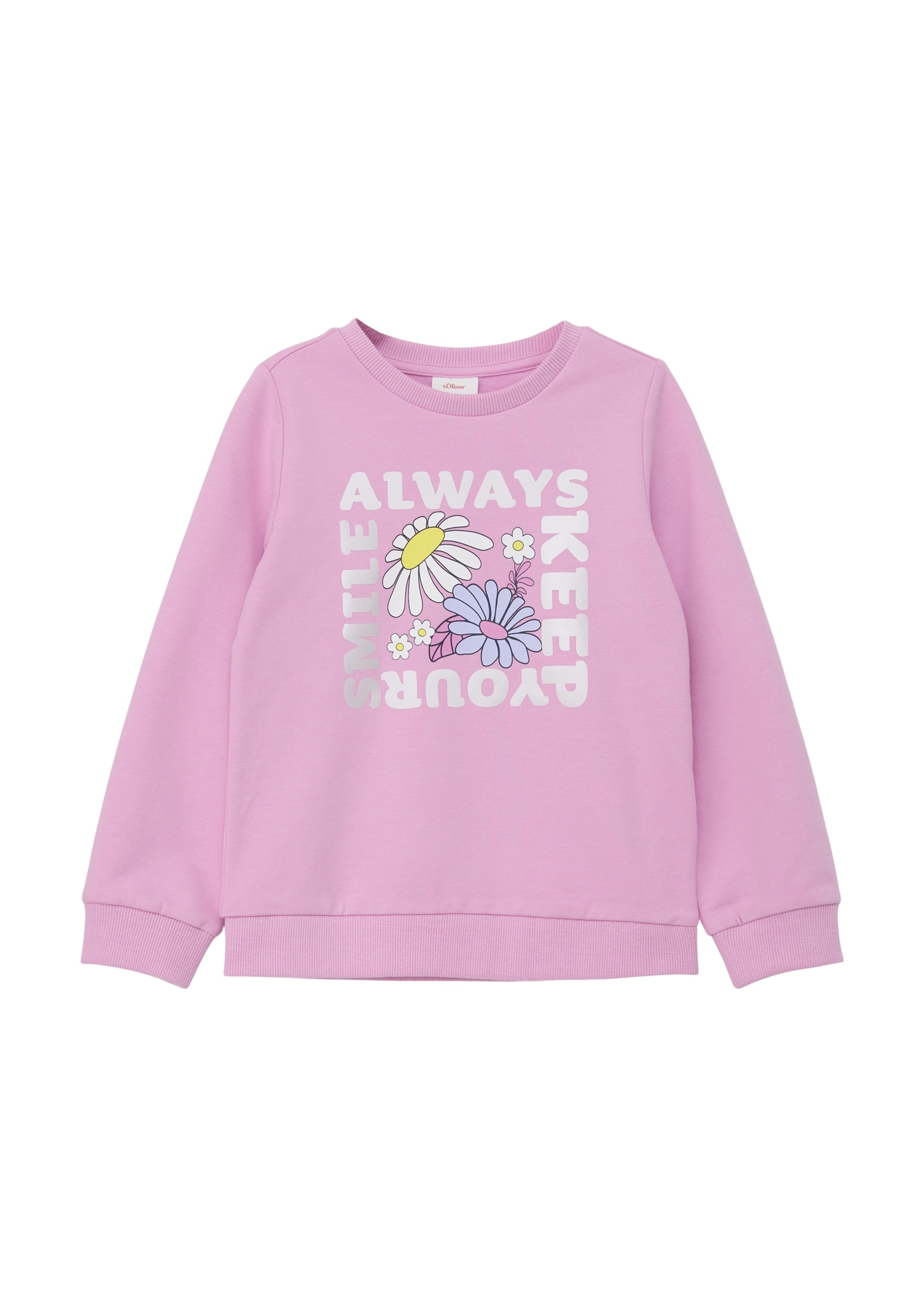 s.Oliver Junior Sweatshirt, mit reflektierendem Schriftprint von s.Oliver Junior