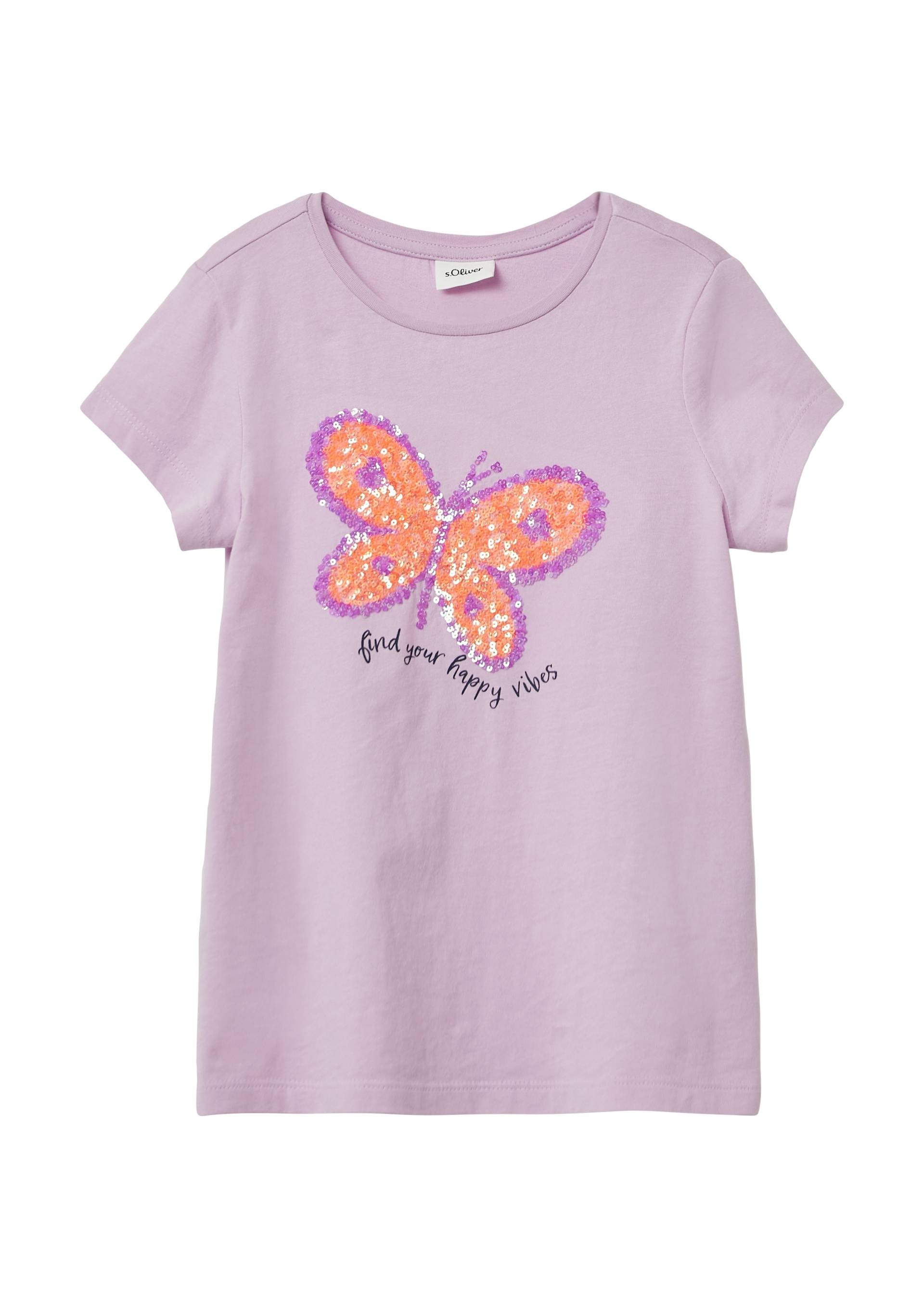 s.Oliver Junior T-Shirt, Pailletten, Artwork s.Oliver Junior T-Shirt, Pailletten, Artwork von s.Oliver Junior