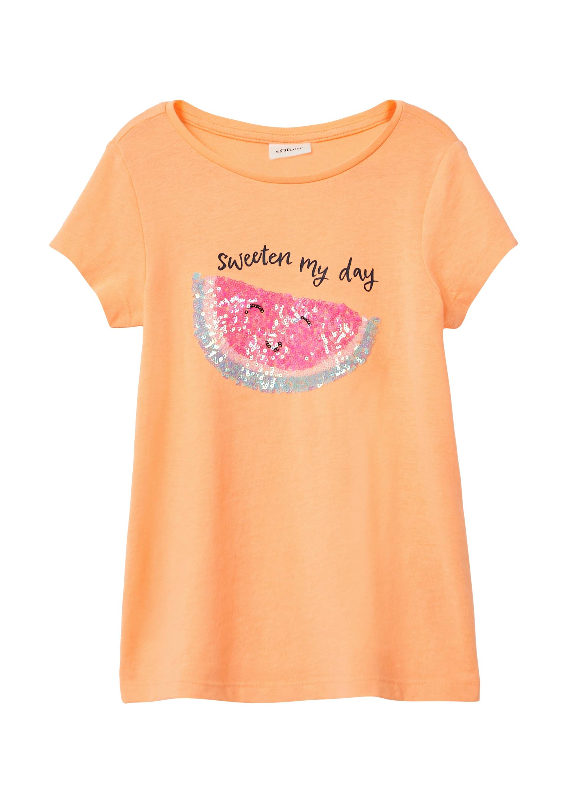 s.Oliver Junior T-Shirt, Pailletten, Artwork s.Oliver Junior T-Shirt, Pailletten, Artwork von s.Oliver Junior