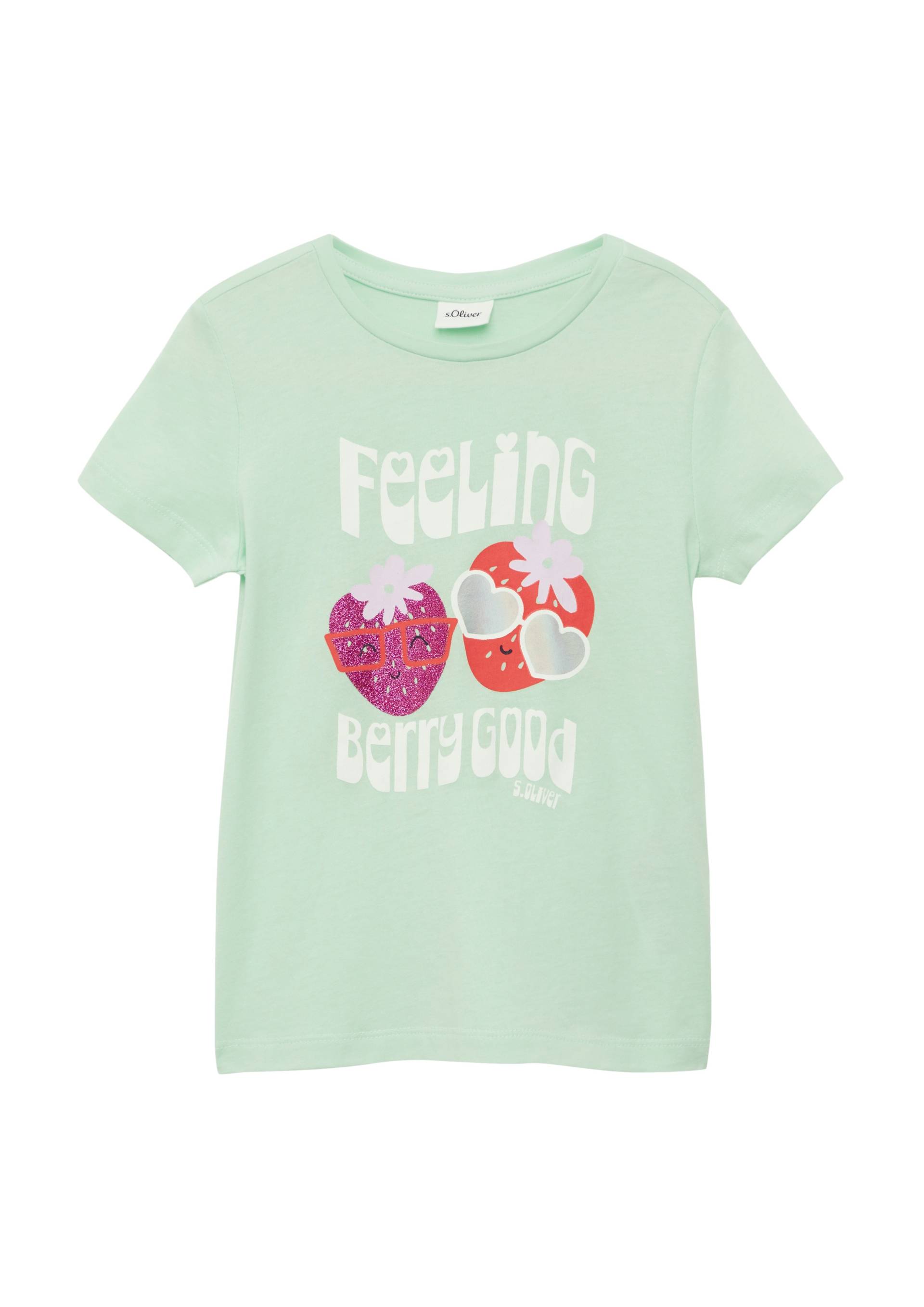 s.Oliver Junior T-Shirt, im Loose Fit mit Effektprint von s.Oliver Junior