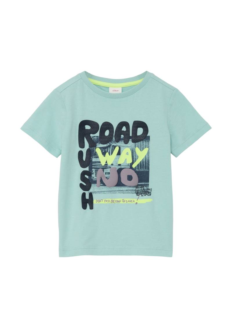 s.Oliver Junior T-Shirt, mit grossem Frontprint von s.Oliver Junior