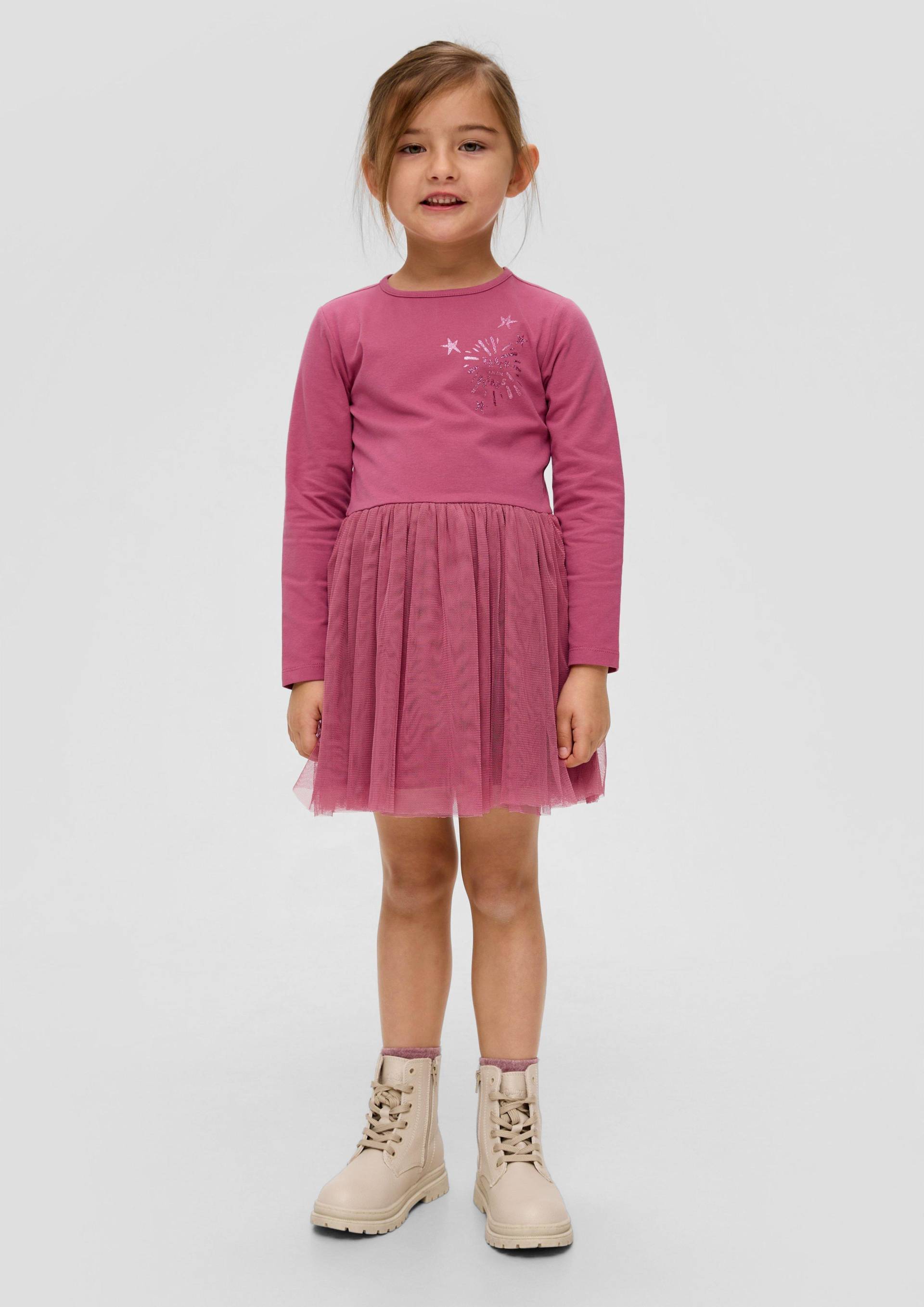 s.Oliver Junior Volantkleid, mit Mesh-Layering von s.Oliver Junior