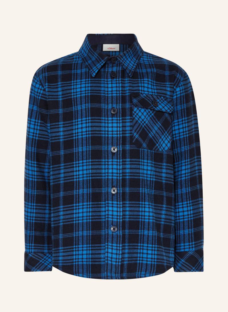 S.Oliver Red Flanell-Overshirt blau von s.Oliver RED