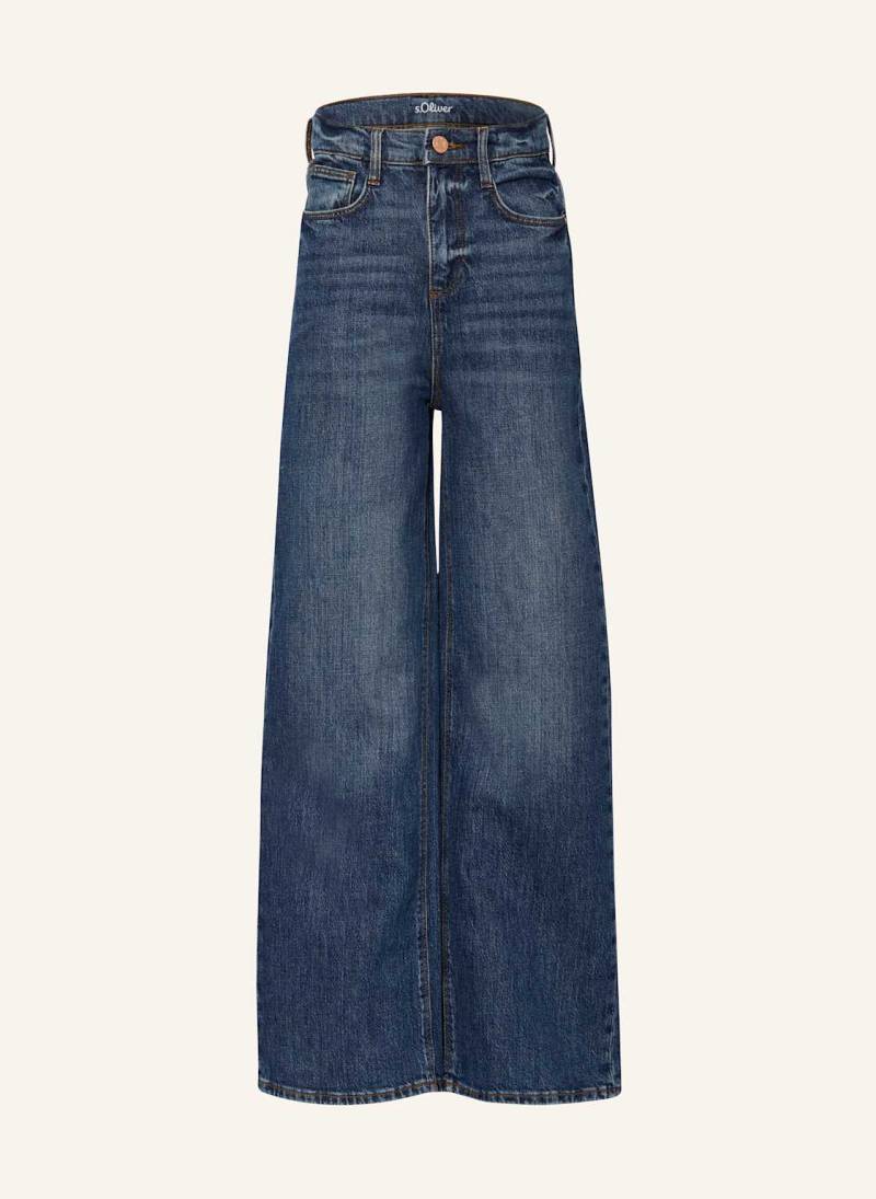 S.Oliver Red Jeans Wide Leg Fit blau von s.Oliver RED