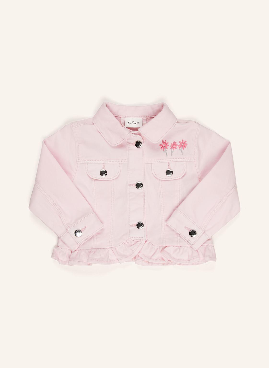 S.Oliver Red Jeansjacke Mit Volants rosa S.Oliver Red Jeansjacke Mit Volants rosa von s.Oliver RED