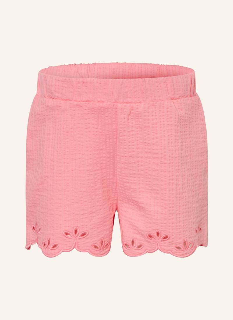 S.Oliver Red Musselinshorts Mit Lochspitze pink von s.Oliver RED