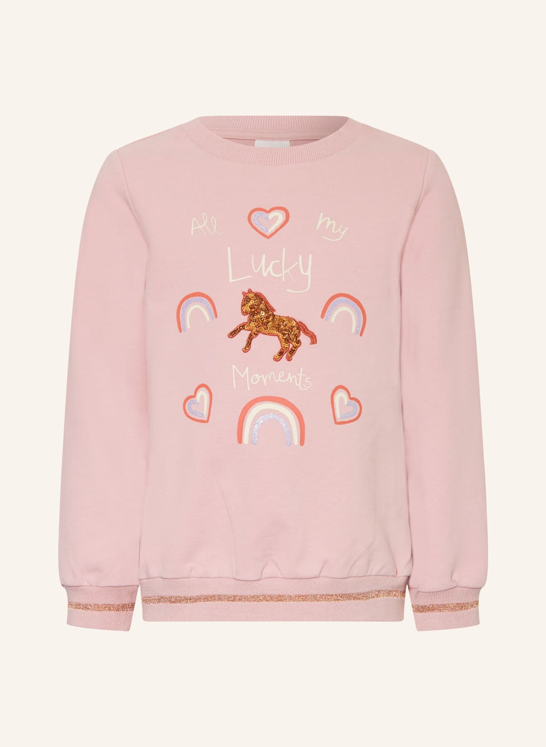 S.Oliver Red Sweatshirt Mit Pailletten rosa von s.Oliver RED