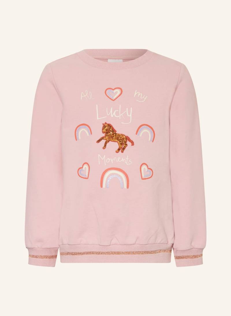 S.Oliver Red Sweatshirt Mit Pailletten rosa von s.Oliver RED