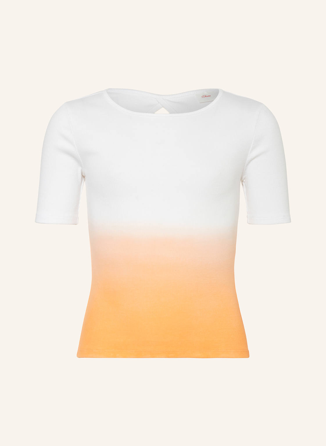 S.Oliver Red T-Shirt Mit Cut-Out orange S.Oliver Red T-Shirt Mit Cut-Out orange von s.Oliver RED