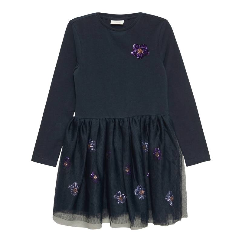 Kleid langarm mit Tüllrock Blumen von s.Oliver