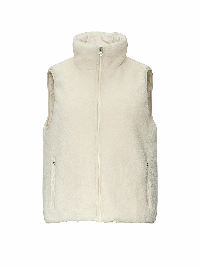 S.OLIVER Gilet in Felloptik weiss | 34 von s.Oliver