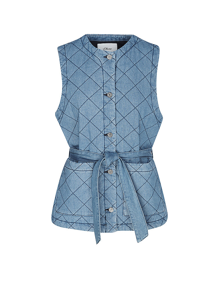 S.OLIVER Steppgilet  blau | 34 von s.Oliver