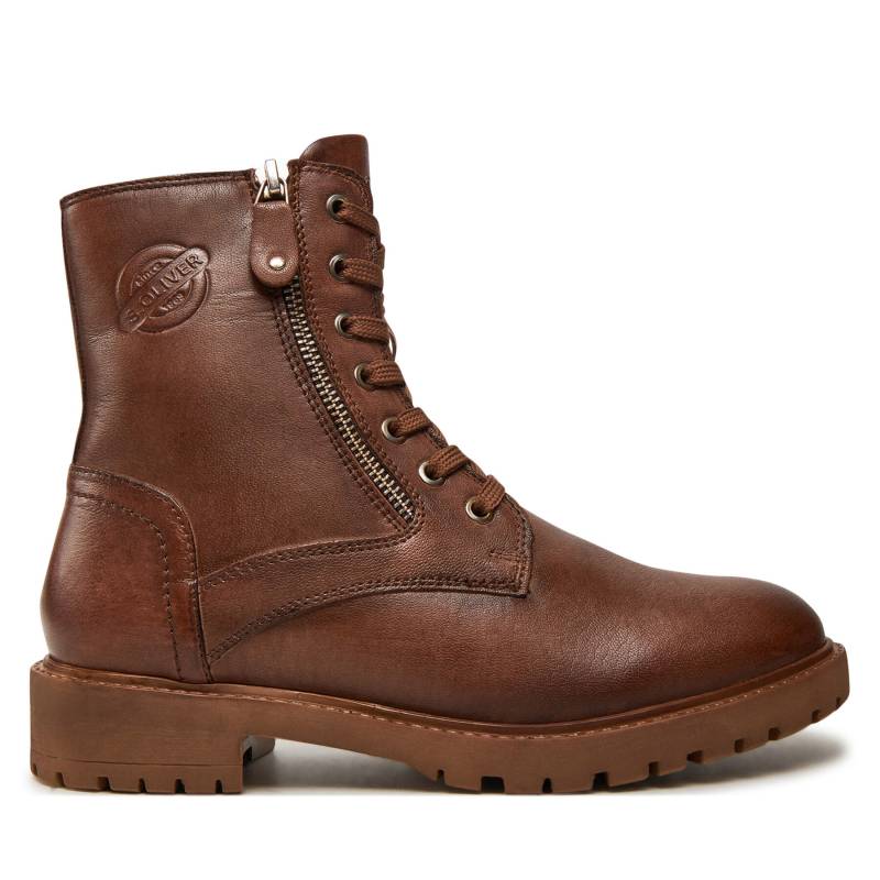 Schnürstiefeletten s.Oliver 5-25219-41 Braun von s.Oliver