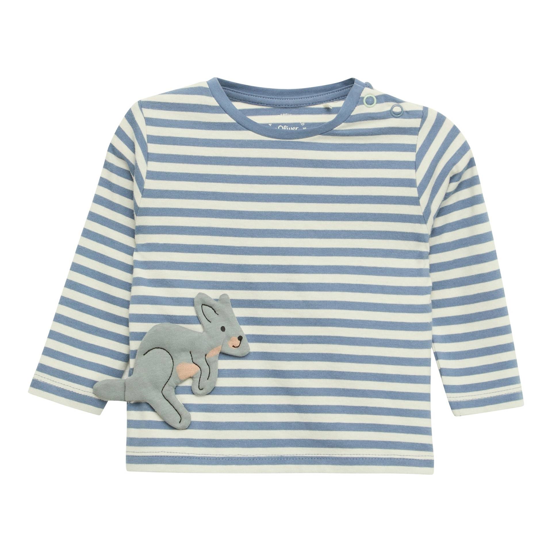 Shirt langarm Ringel Känguru-Applikation Shirt langarm Ringel Känguru-Applikation von s.Oliver