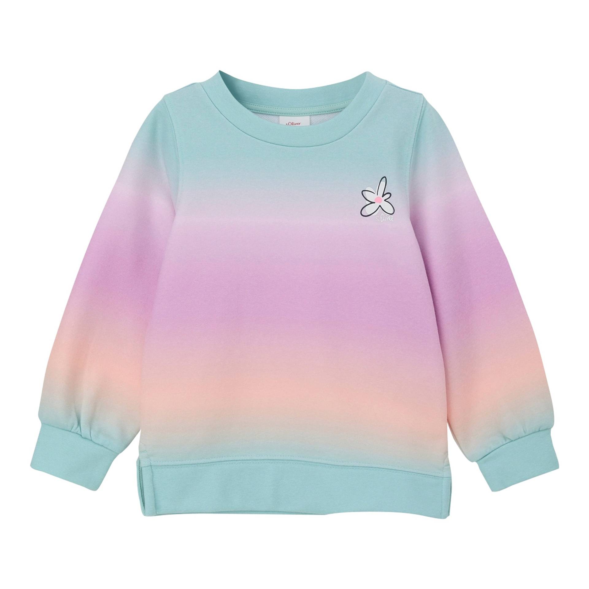 Sweatshirt Blume von s.Oliver