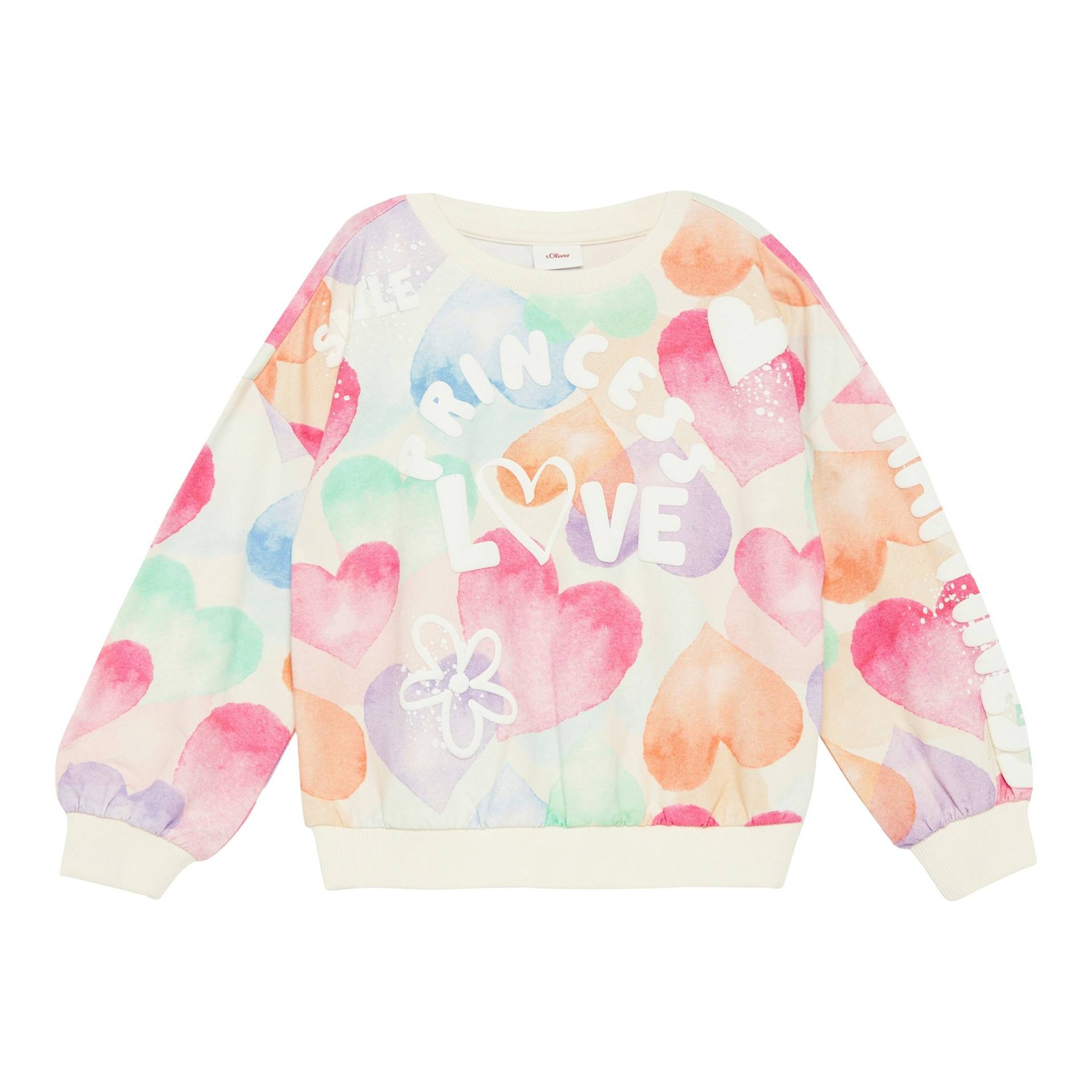 Sweatshirt Herzen von s.Oliver