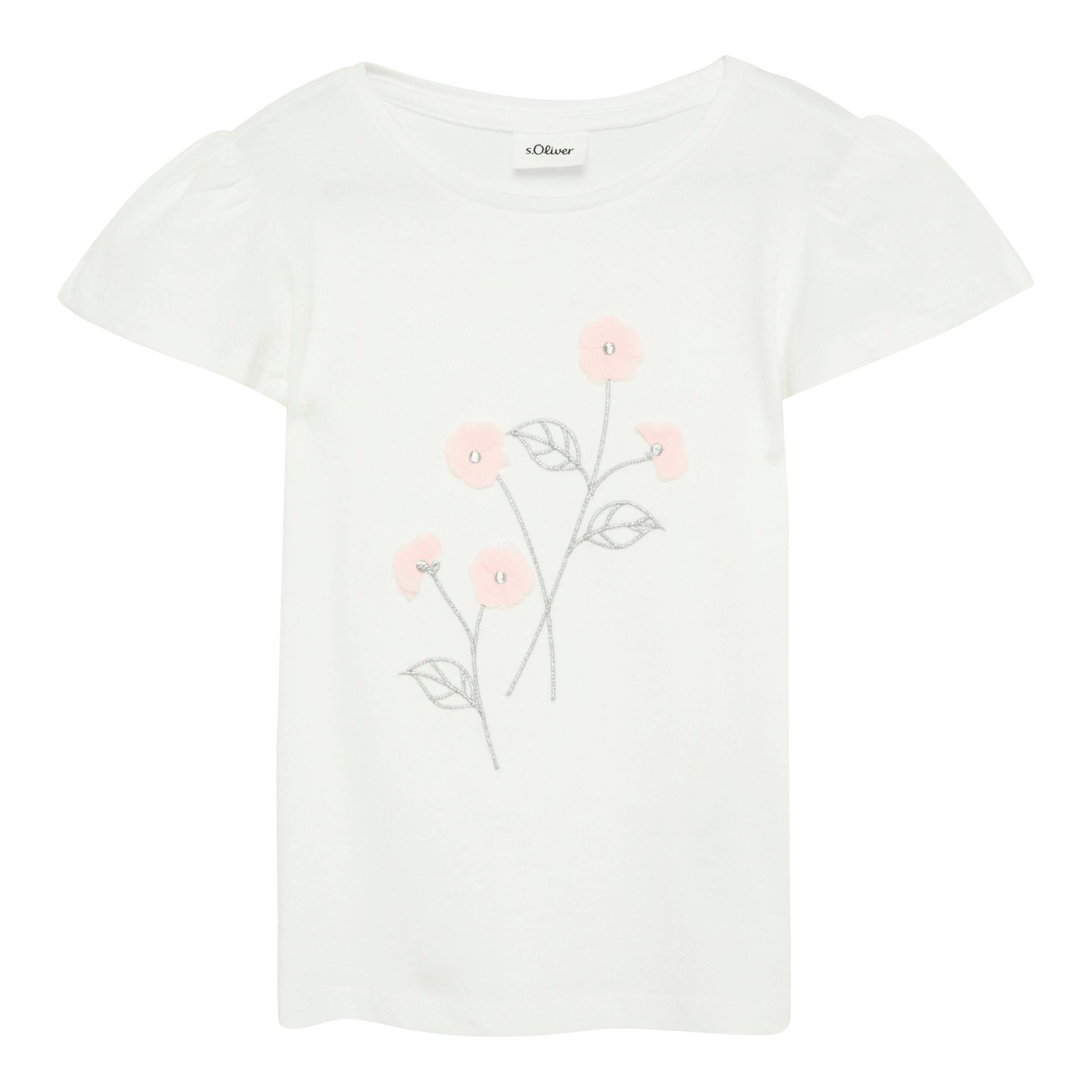 T-Shirt Tüll-Blumen von s.Oliver