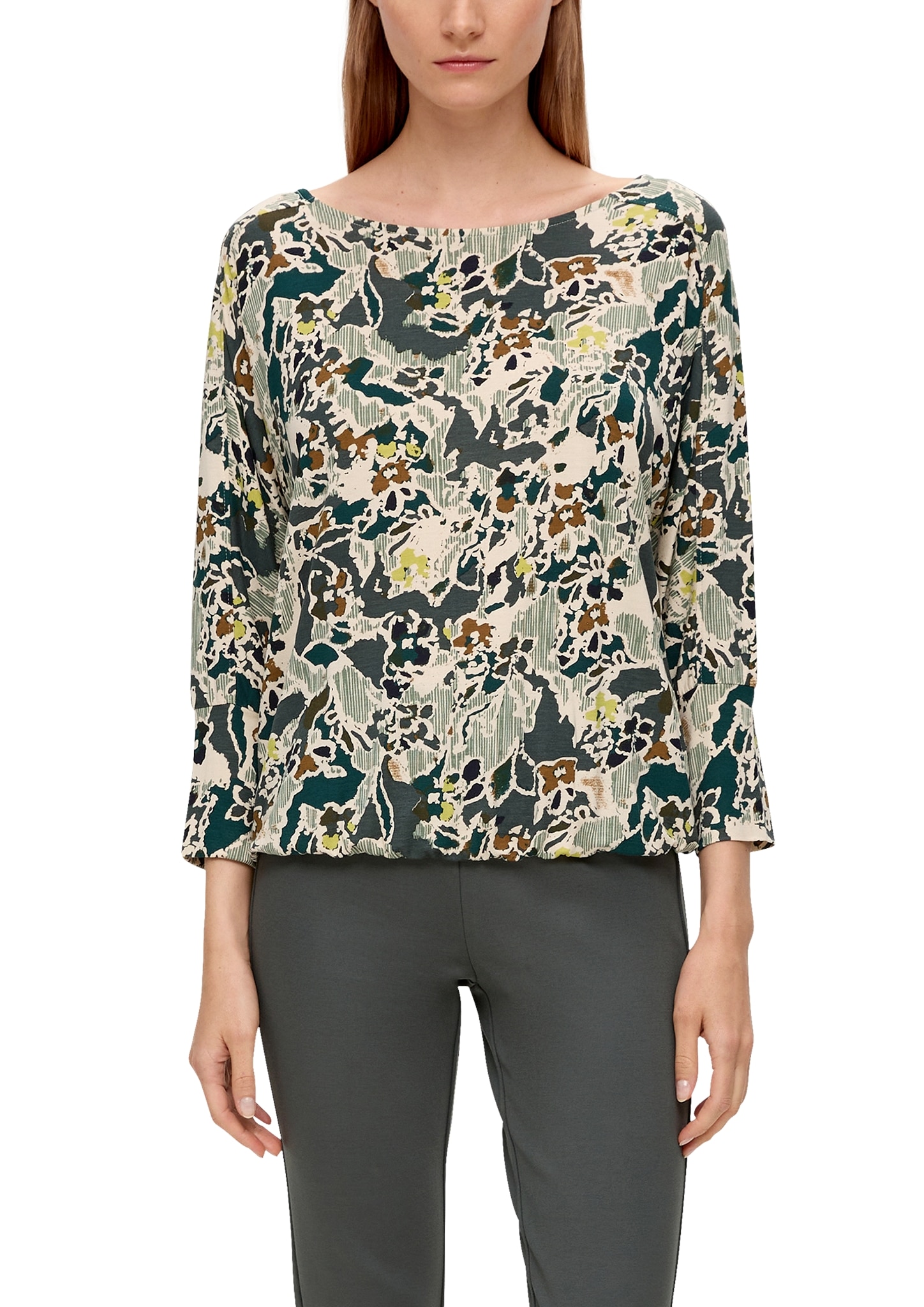 s.Oliver 3/4-Arm-Shirt, mit mehrfarbigen Muster s.Oliver 3/4-Arm-Shirt, mit mehrfarbigen Muster von s.Oliver