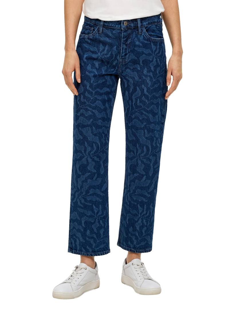 s.Oliver 5-Pocket-Jeans »Karolin«, mit floralem Muster s.Oliver 5-Pocket-Jeans »Karolin«, mit floralem Muster von s.Oliver