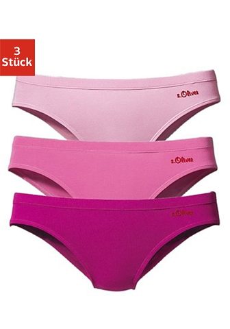 s.Oliver Bikinislip, (3er-Pack), aus elastischer Baumwoll-Qualität von s.Oliver