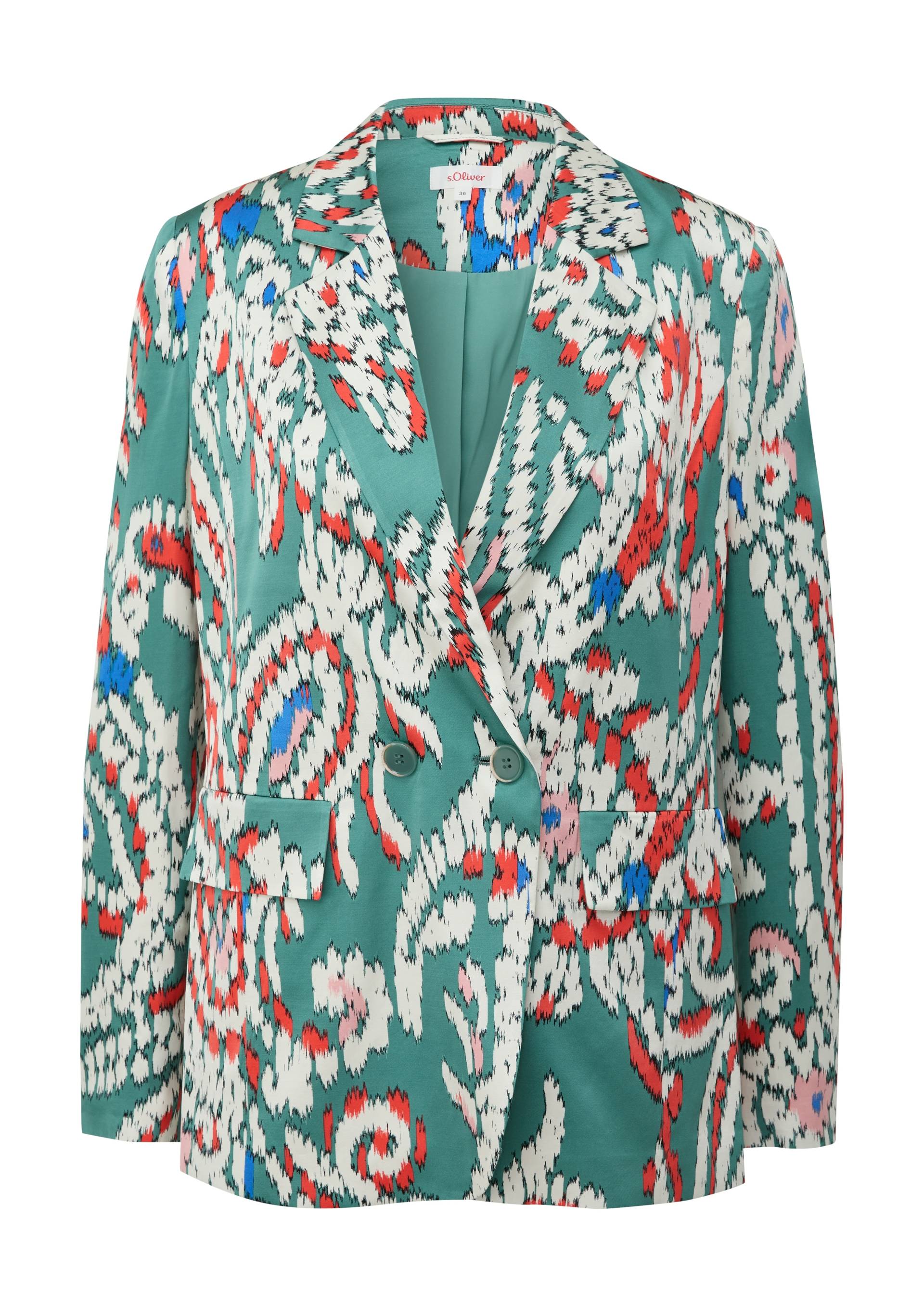 s.Oliver Blusenblazer, mit All-Over Print s.Oliver Blusenblazer, mit All-Over Print von s.Oliver