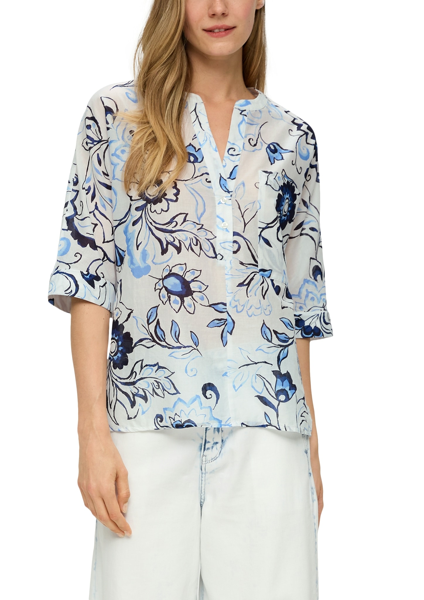 s.Oliver Blusentop, mit All-Over Print s.Oliver Blusentop, mit All-Over Print von s.Oliver
