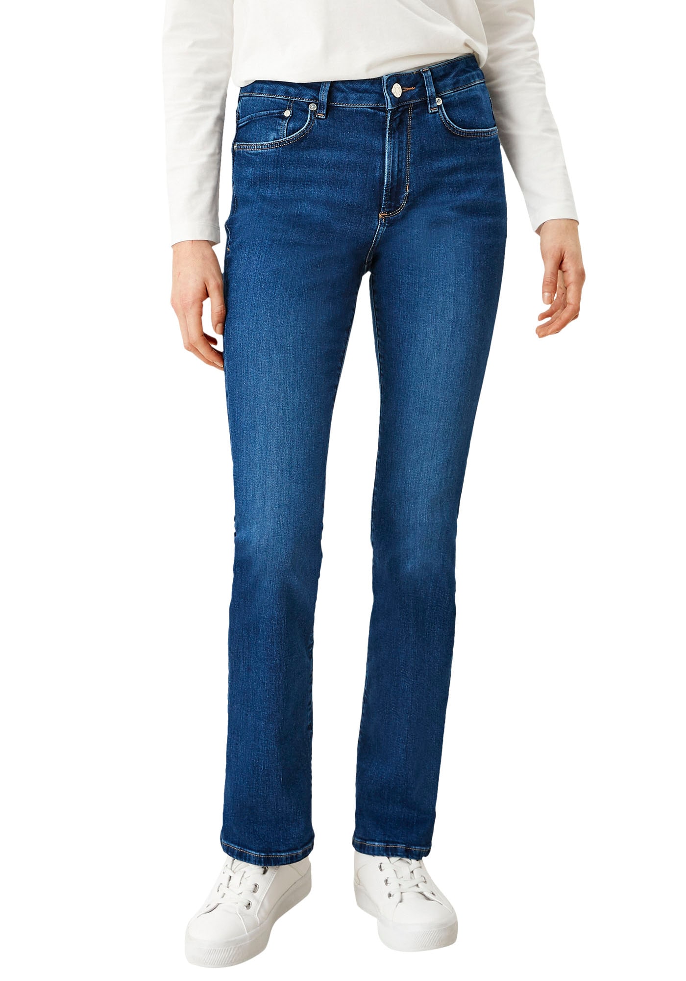 s.Oliver Bootcut-Jeans »BEVERLY«, in Stretch-Qualität, mit Nieten an den Taschen von s.Oliver