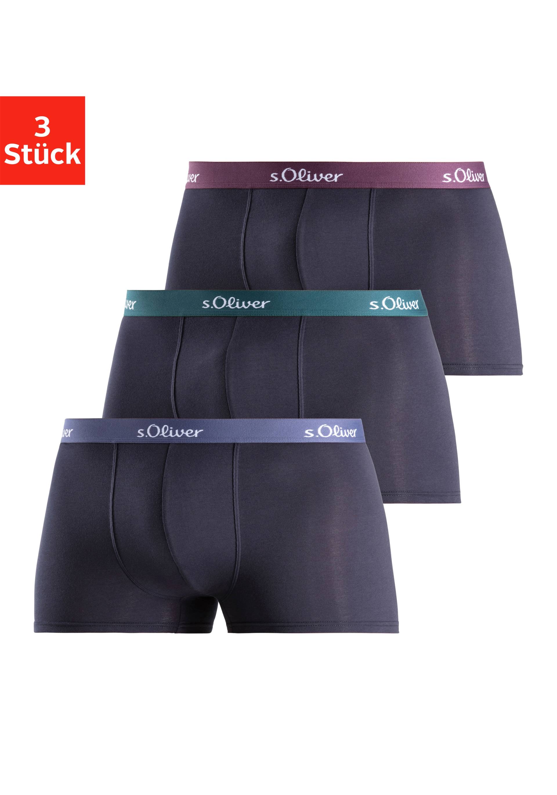 s.Oliver Boxer »Boxershorts für Herren«, (3 St.), klassisches Basic für jeden Kleiderschrank von s.Oliver