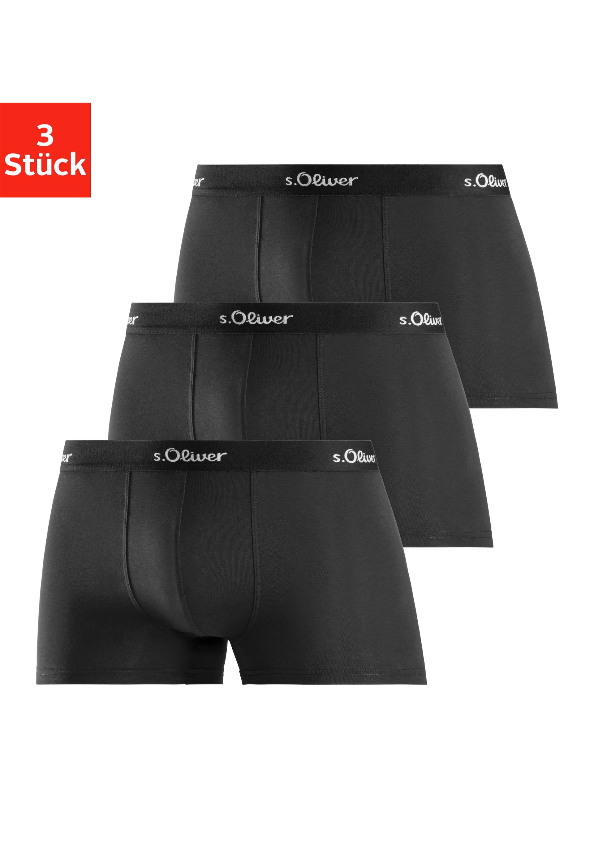 s.Oliver Boxer »Boxershorts für Herren«, (3 St.), klassisches Basic für jeden Kleiderschrank von s.Oliver