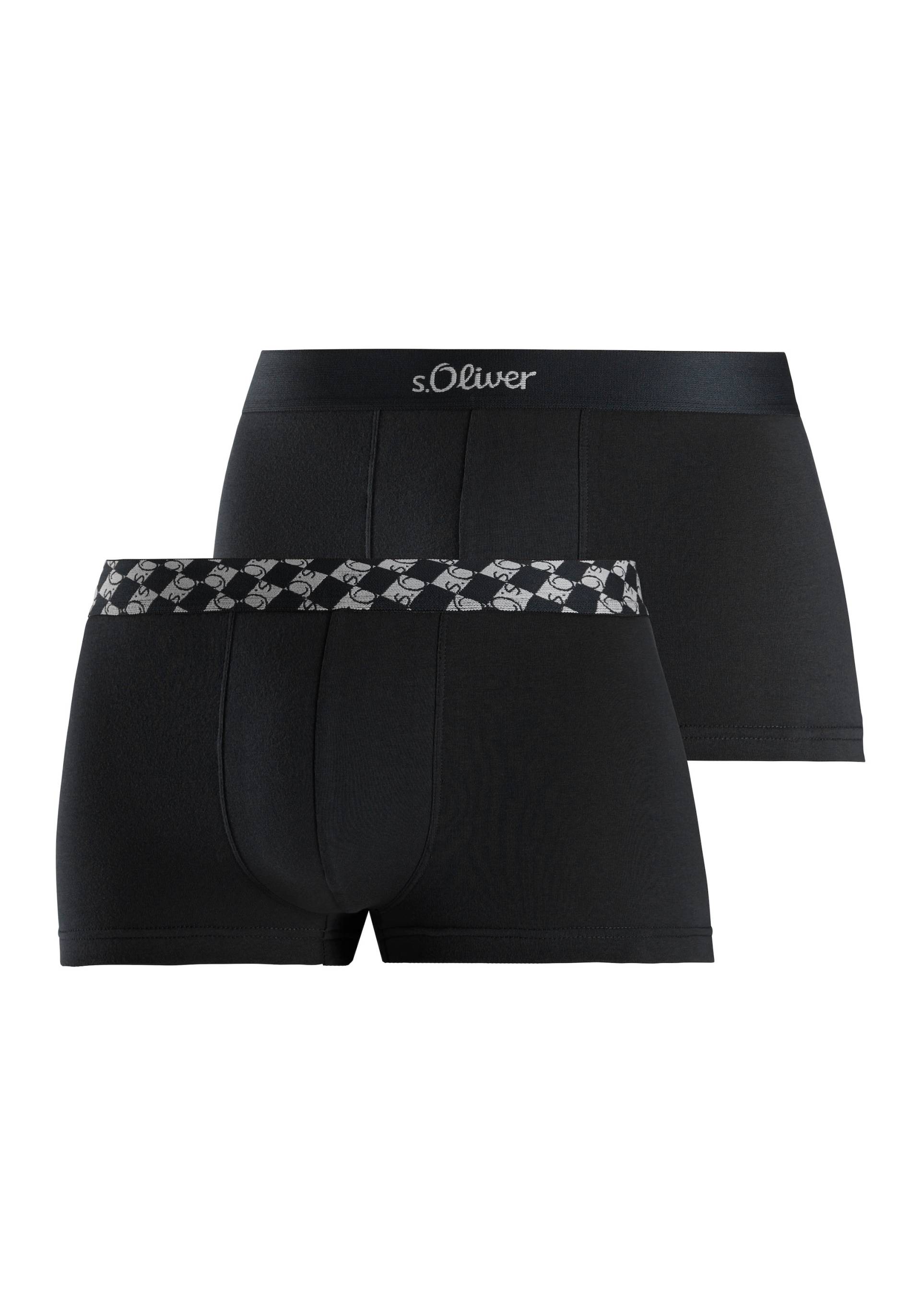 s.Oliver Boxer »Boxershorts für Herren«, (Packung, 2 St.), mit unterschiedlich farbigen Bündchen von s.Oliver