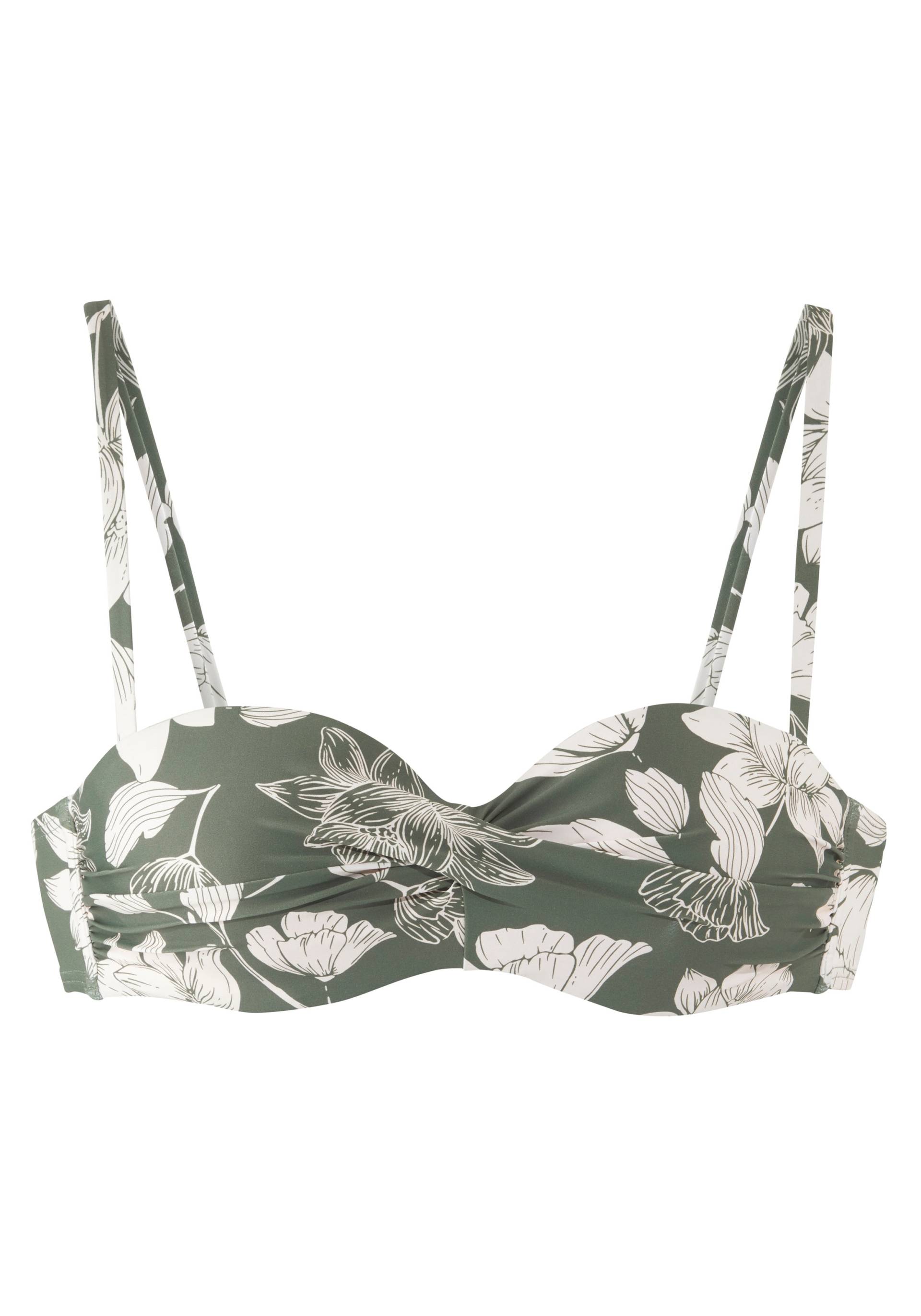 s.Oliver Bügel-Bandeau-Bikini-Top »Lady«, mit floralem Design s.Oliver Bügel-Bandeau-Bikini-Top »Lady«, mit floralem Design von s.Oliver
