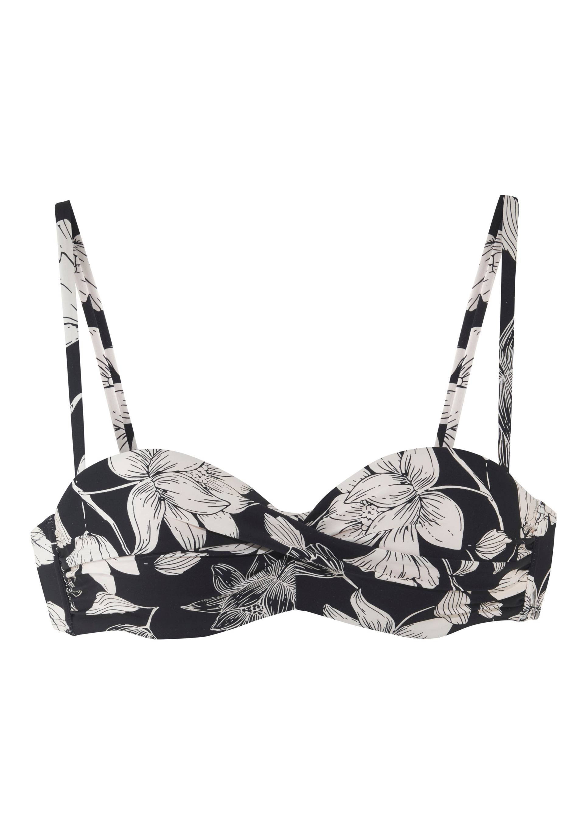 s.Oliver Bügel-Bandeau-Bikini-Top »Lady«, mit floralem Design s.Oliver Bügel-Bandeau-Bikini-Top »Lady«, mit floralem Design von s.Oliver