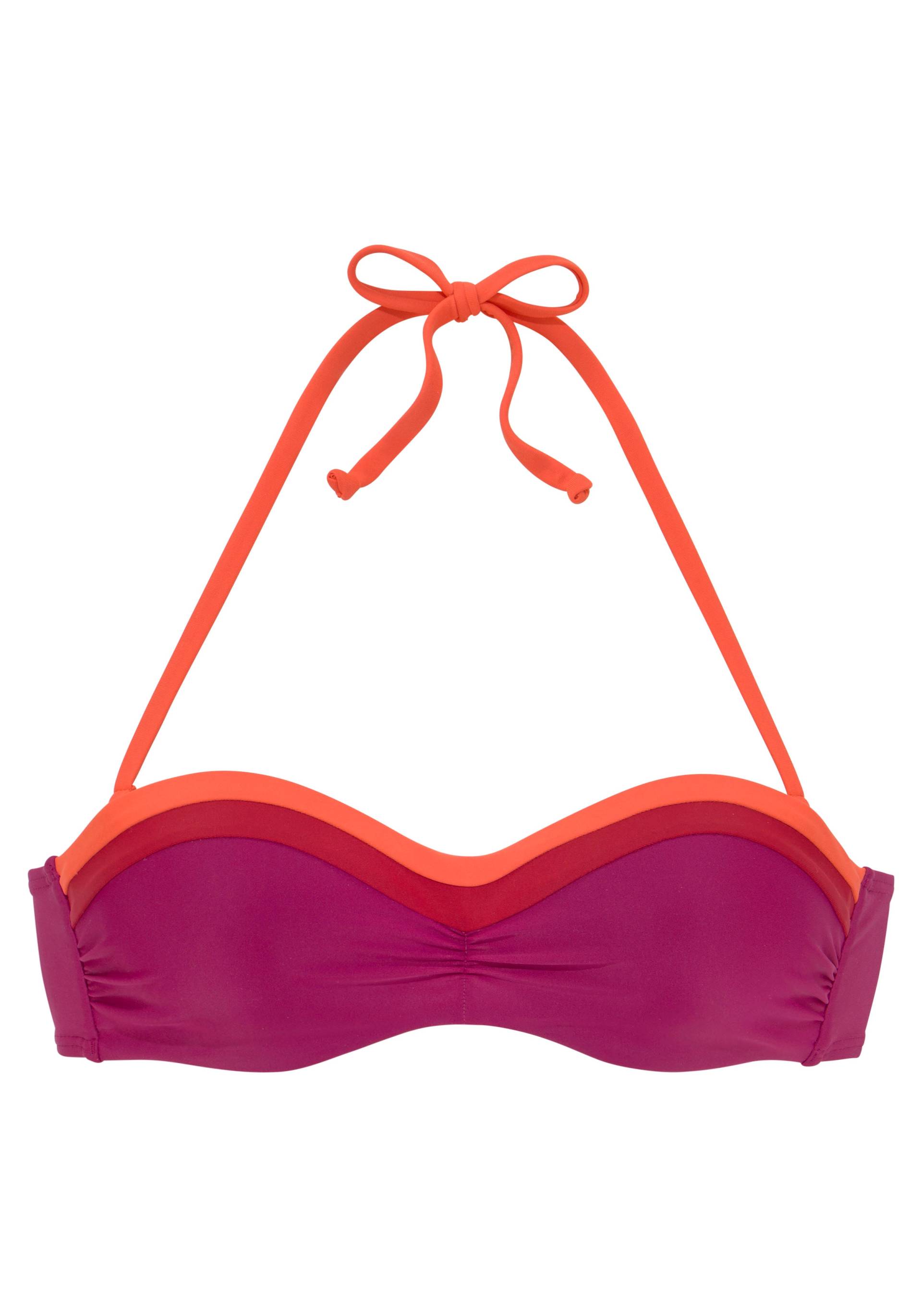 s.Oliver Bügel-Bandeau-Bikini-Top »Yella«, mit kontrastfarbenen Details s.Oliver Bügel-Bandeau-Bikini-Top »Yella«, mit kontrastfarbenen Details von s.Oliver