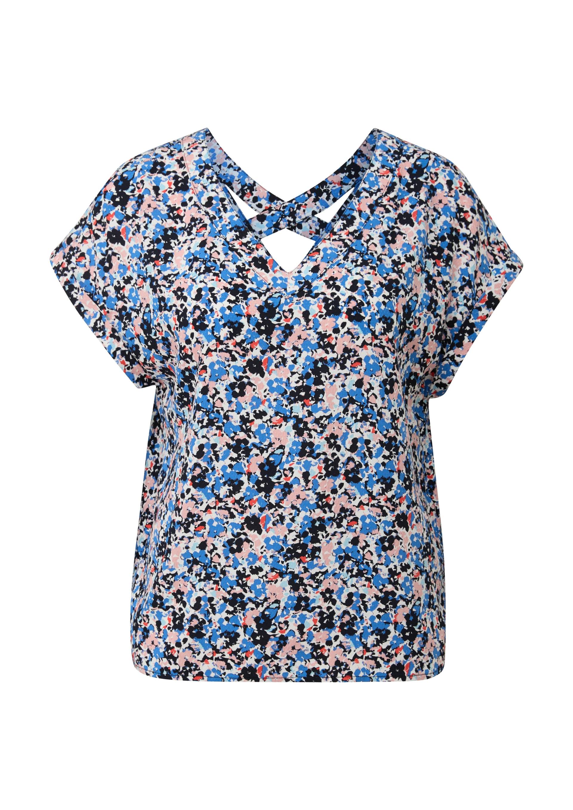 s.Oliver Druckbluse, mit V-Ausschnitt von s.Oliver