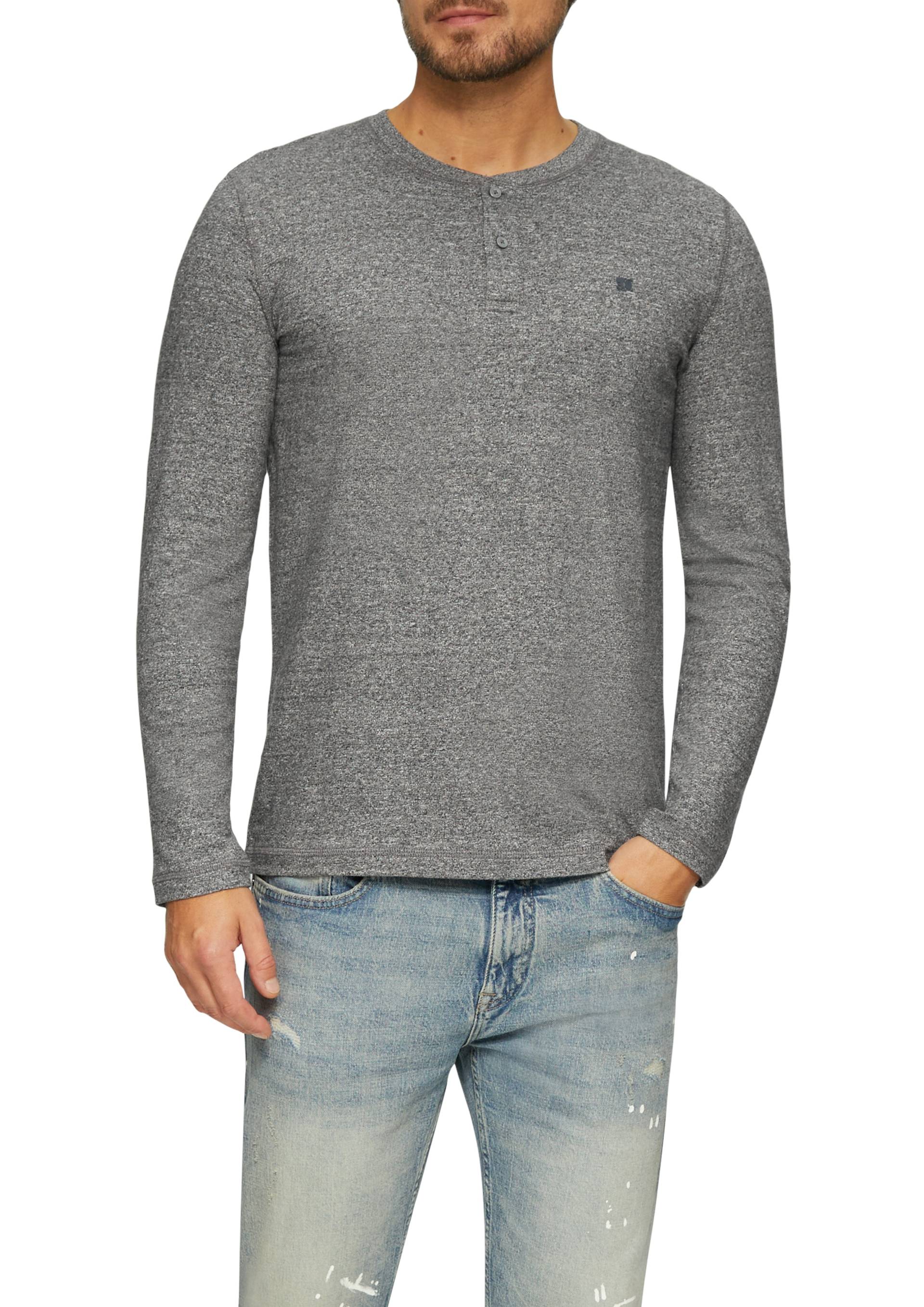 s.Oliver Henleyshirt, mit Henley Kragen von s.Oliver