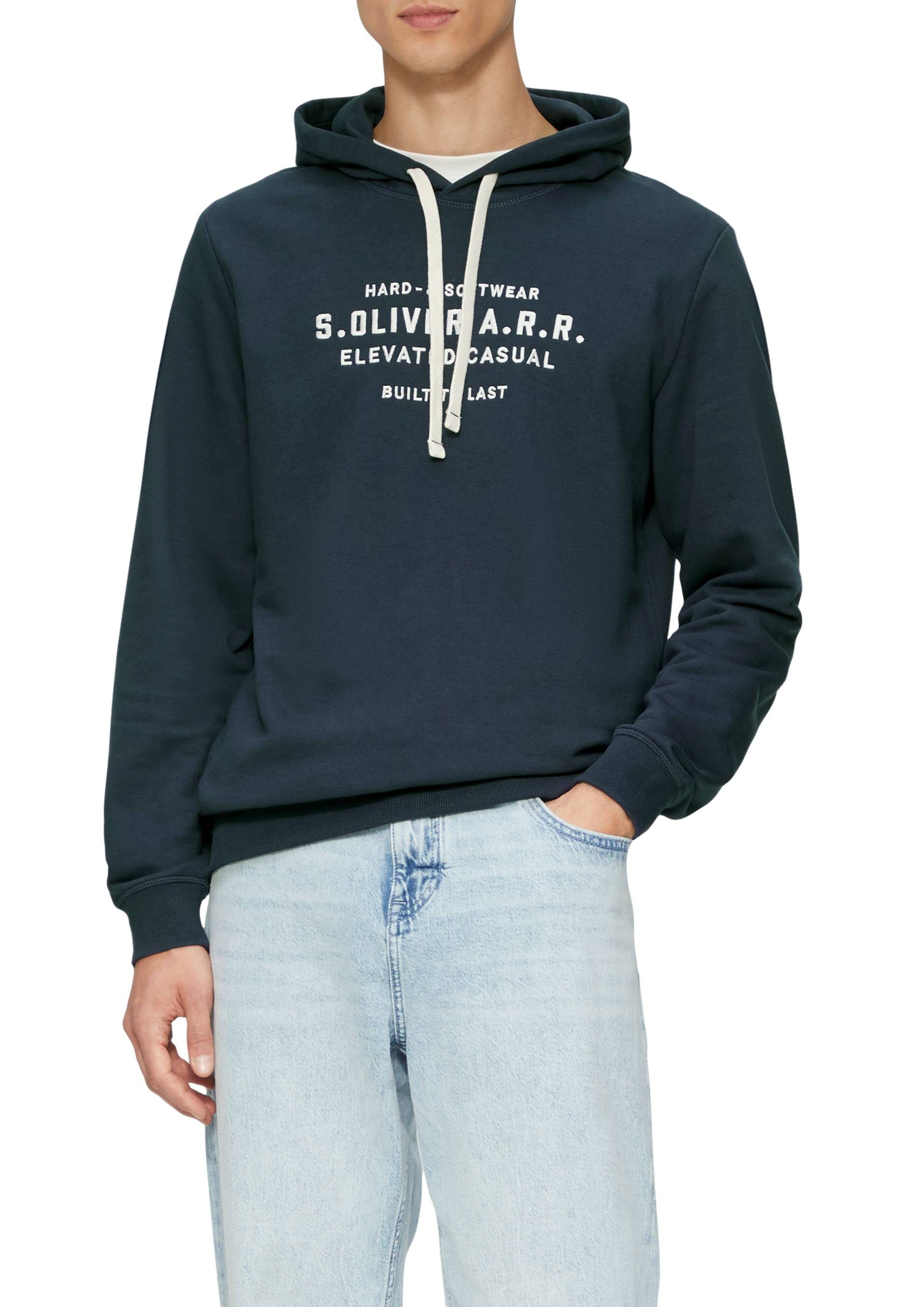 s.Oliver Hoodie, mit Schriftzug von s.Oliver