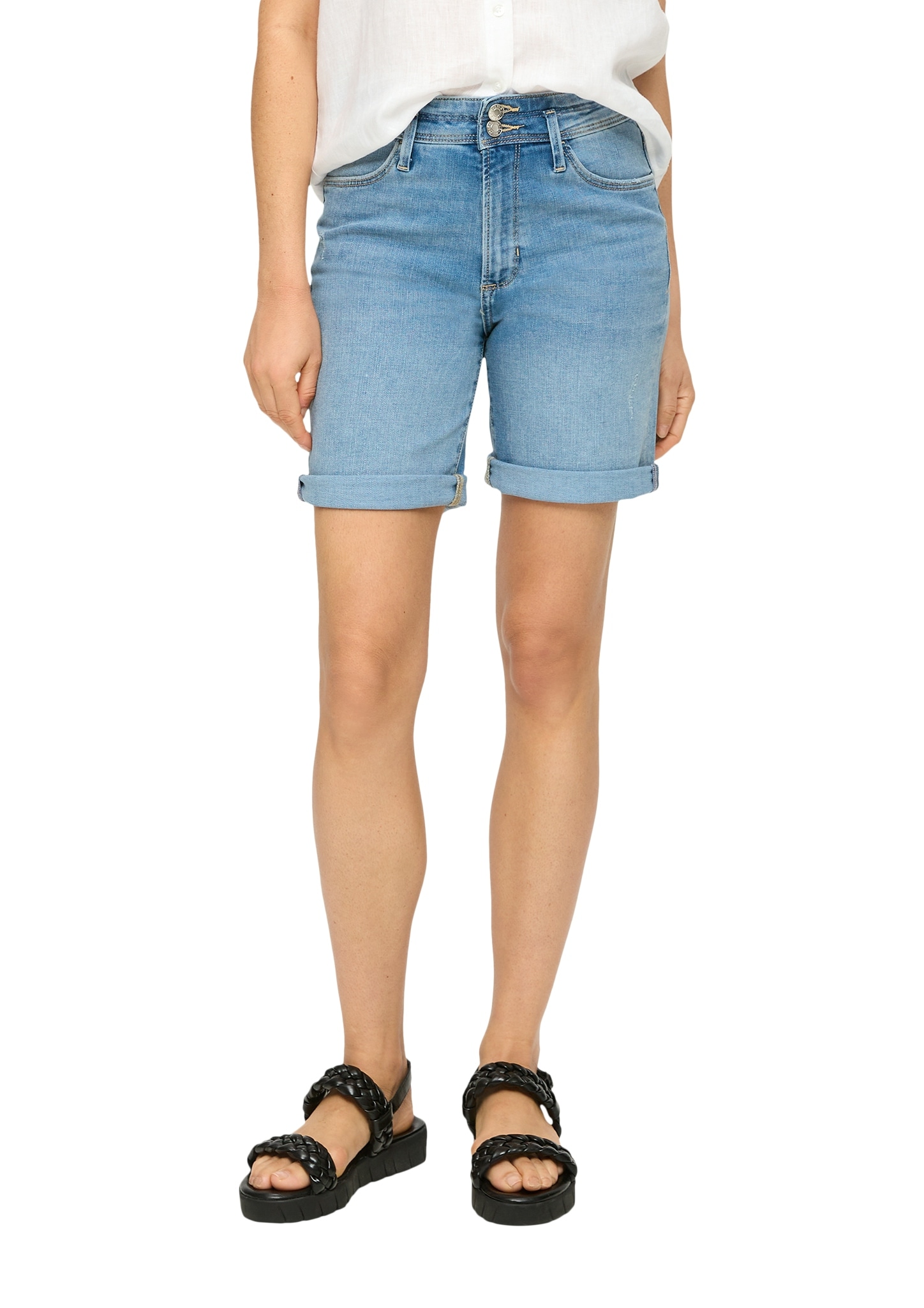 s.Oliver Jeansbermudas, in blauer Waschung s.Oliver Jeansbermudas, in blauer Waschung von s.Oliver