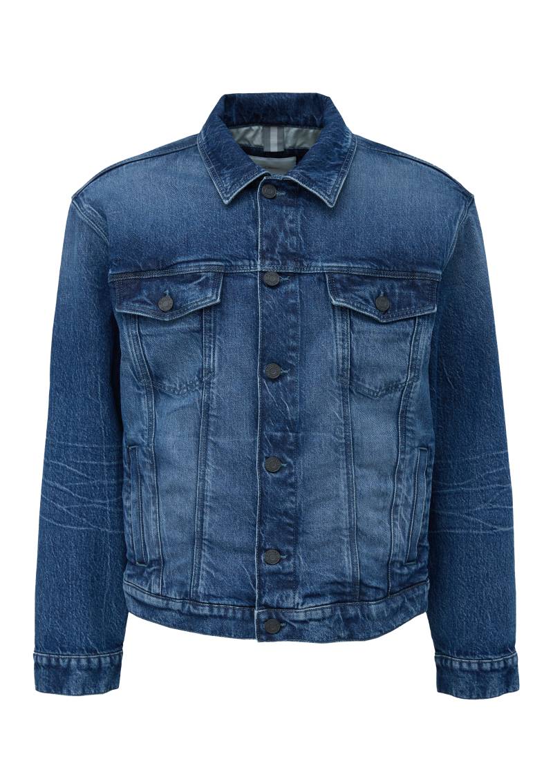 s.Oliver Jeansjacke, in blauer Waschung von s.Oliver