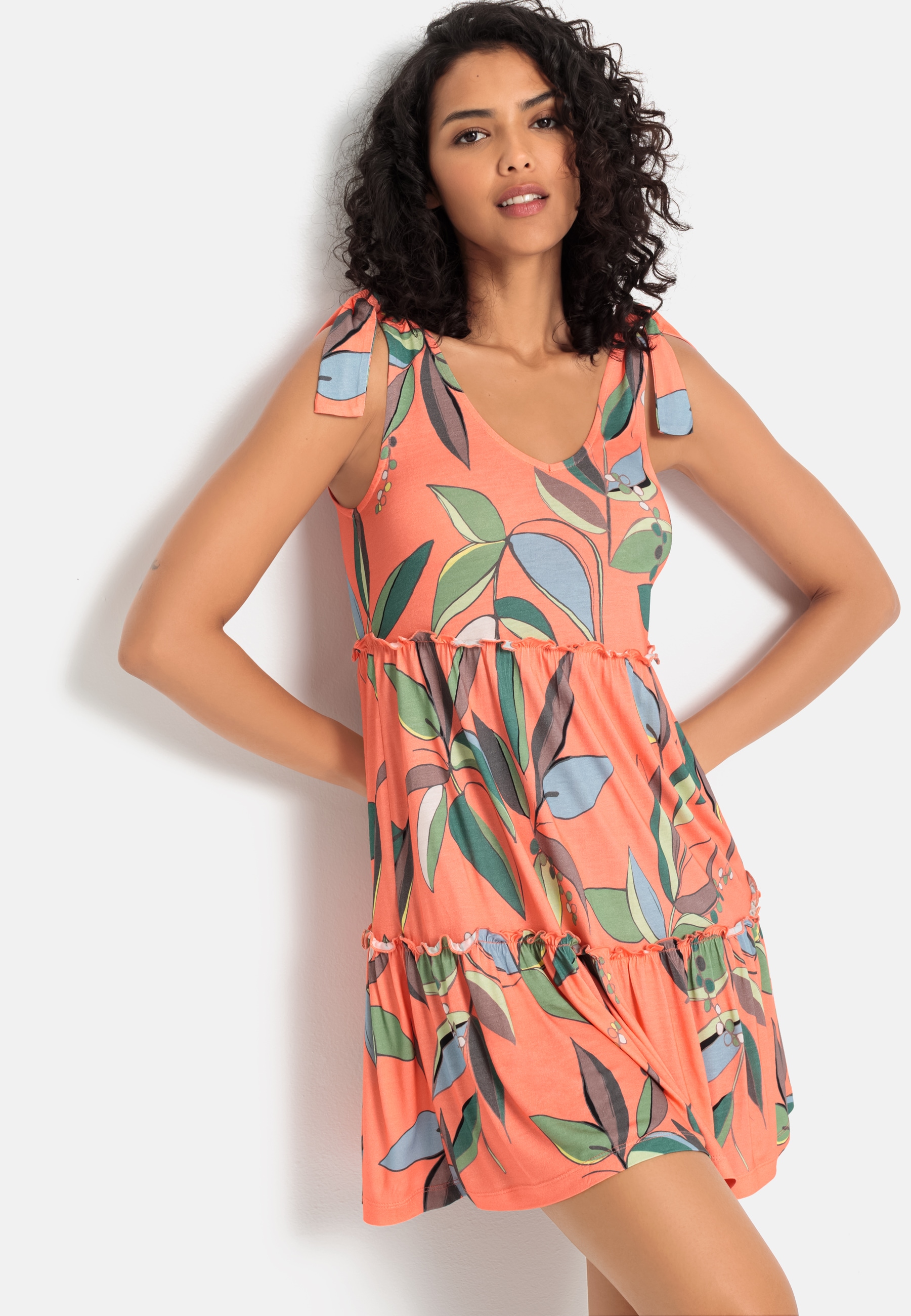 s.Oliver Jerseykleid, mit Alloverdruck s.Oliver Jerseykleid, mit Alloverdruck von s.Oliver