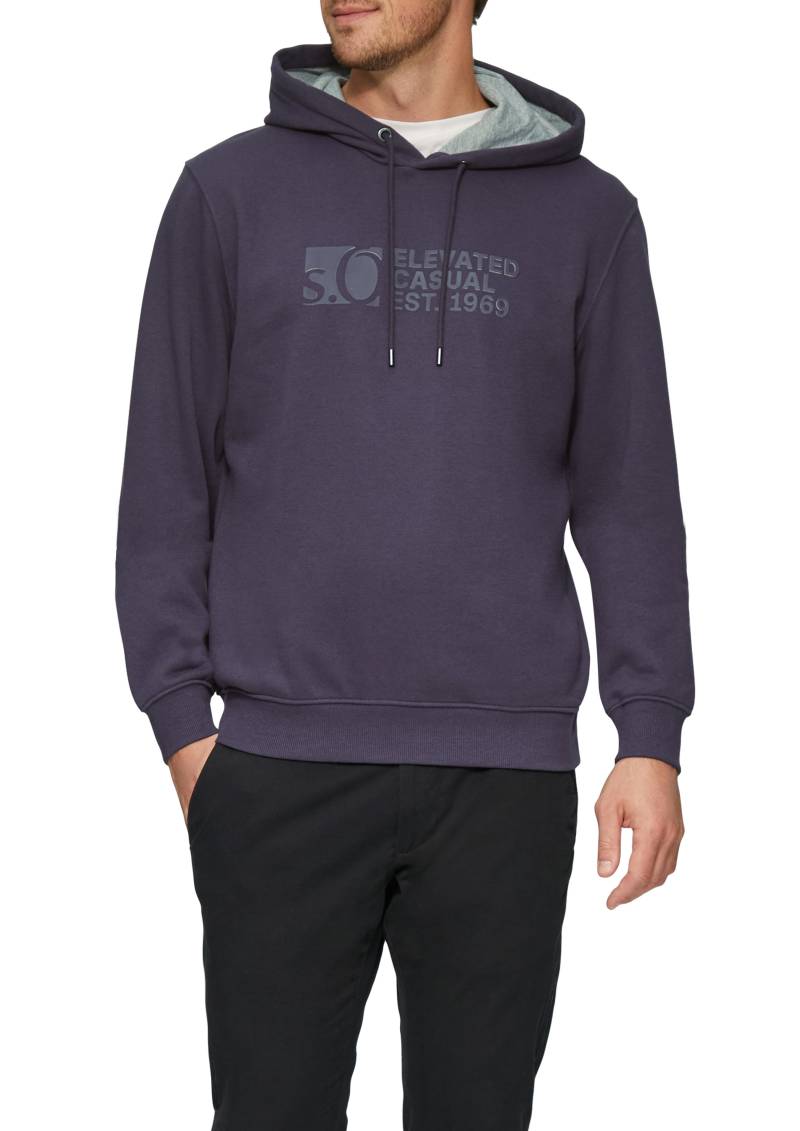 s.Oliver Kapuzensweatshirt, mit Front-Print von s.Oliver