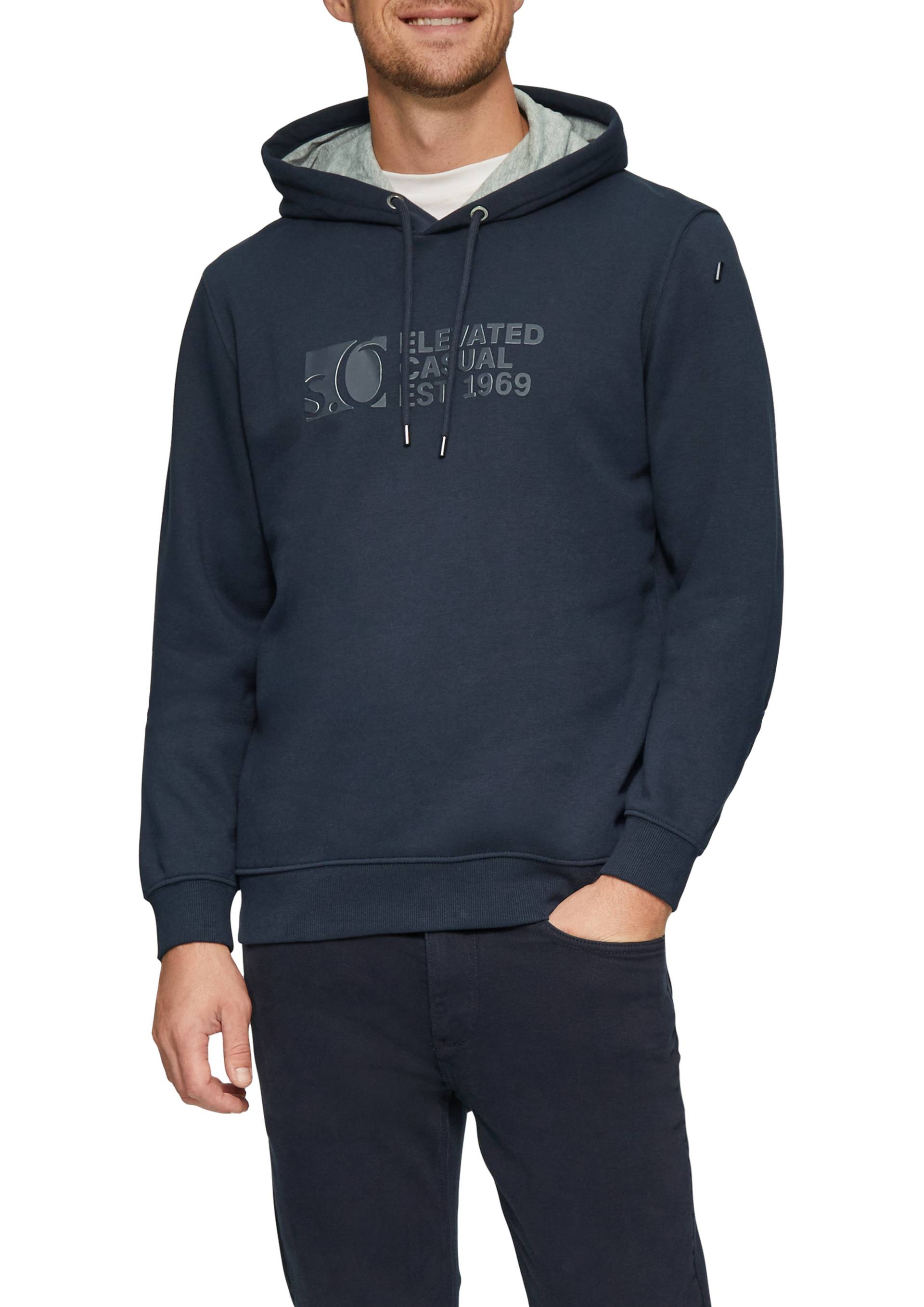 s.Oliver Kapuzensweatshirt, mit Front-Print von s.Oliver