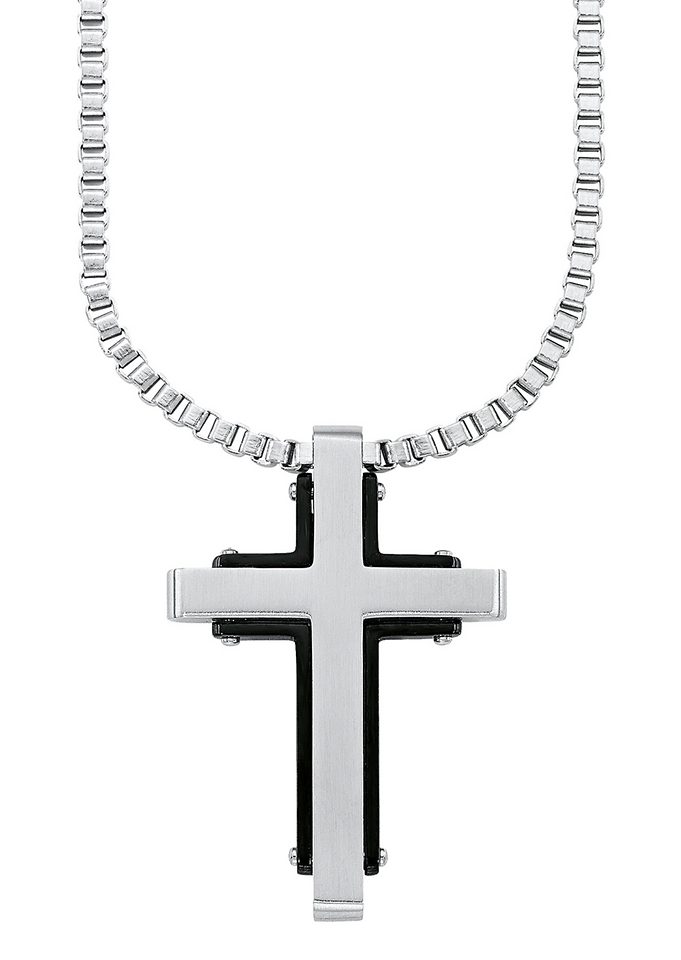 s.Oliver Kette mit Anhänger »Halskette Kreuz, 9076956« s.Oliver Kette mit Anhänger »Halskette Kreuz, 9076956« von s.Oliver