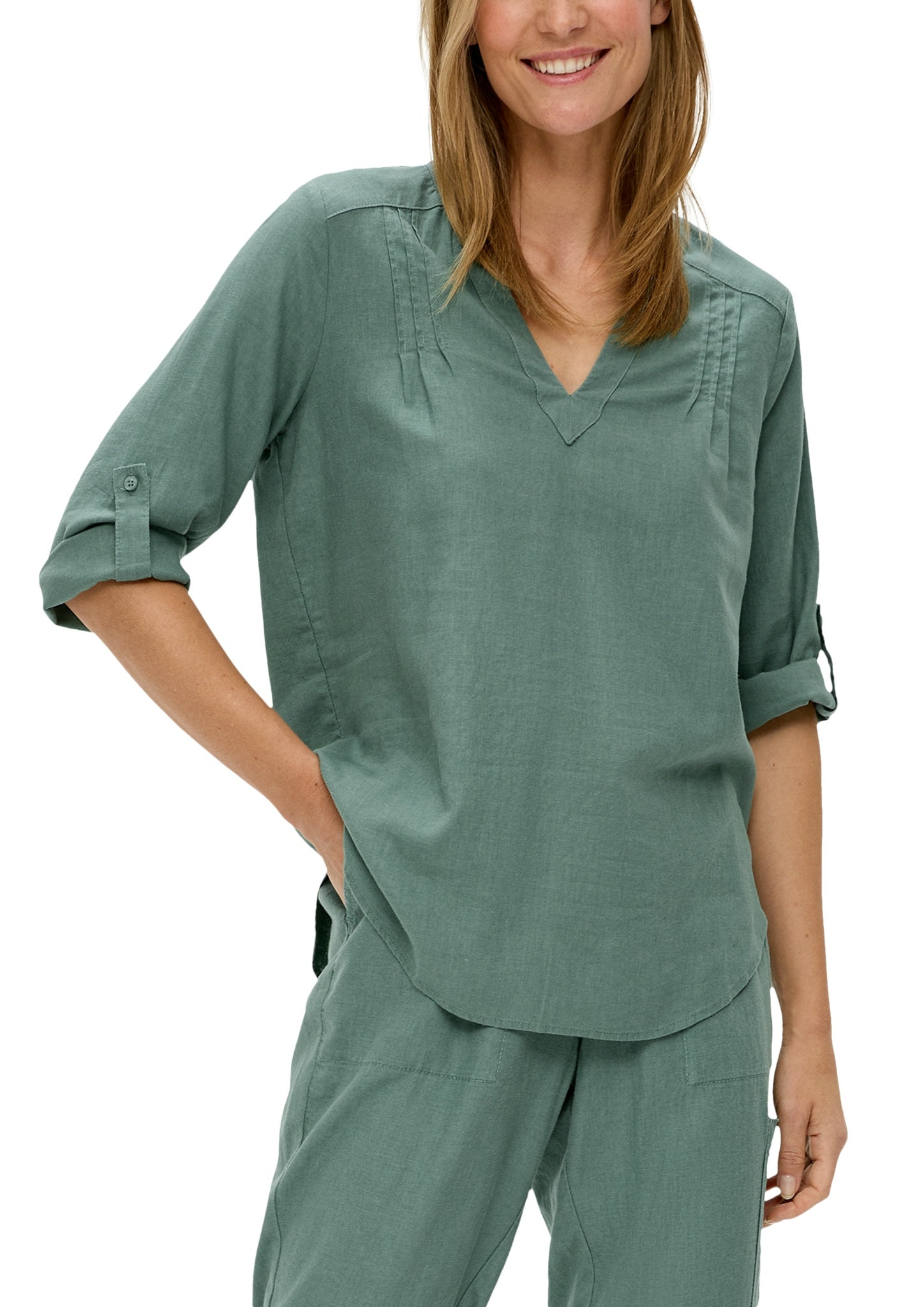 s.Oliver Klassische Bluse, mit 3/4-Arm von s.Oliver